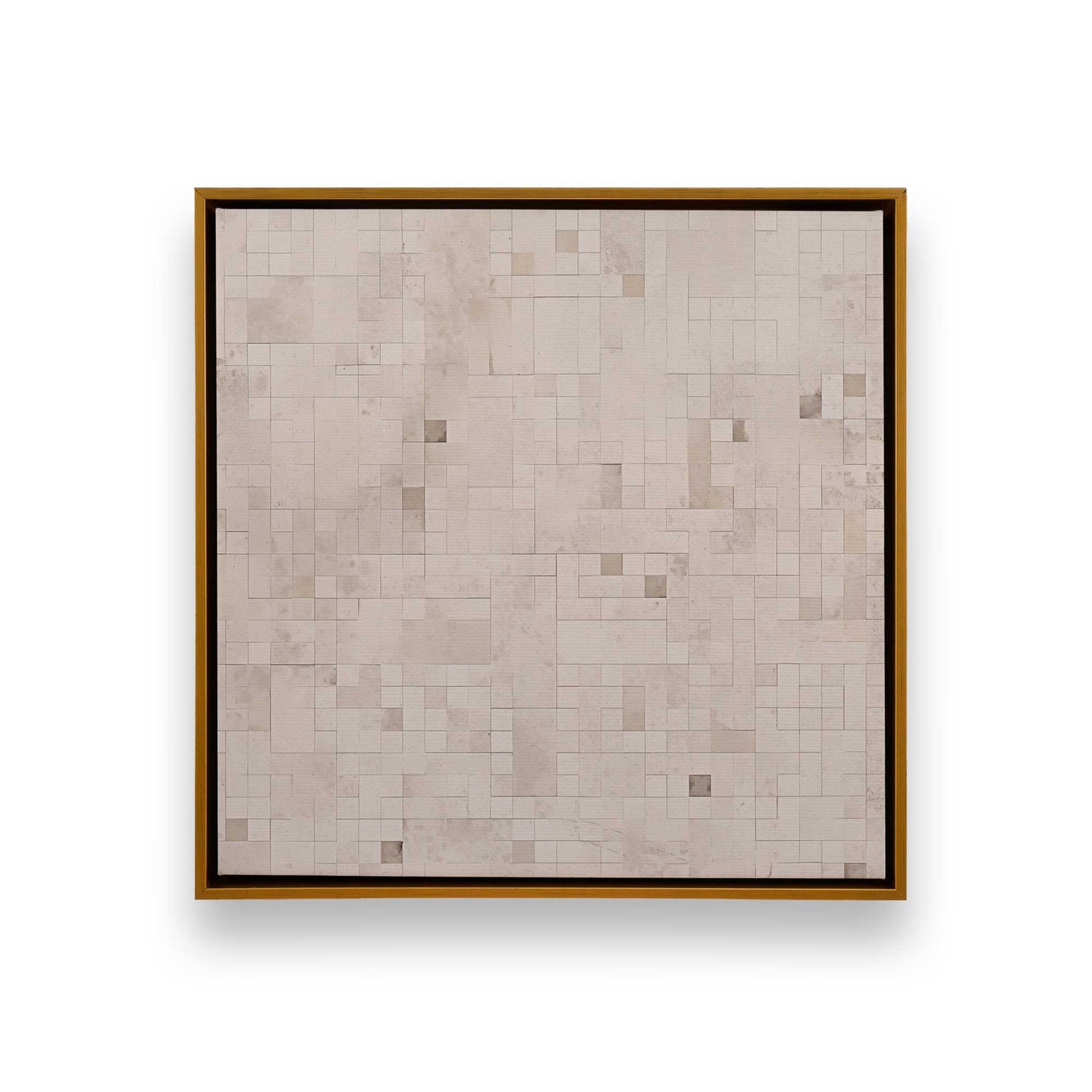 Subtle Gridscape Canvas Print, Set of 2