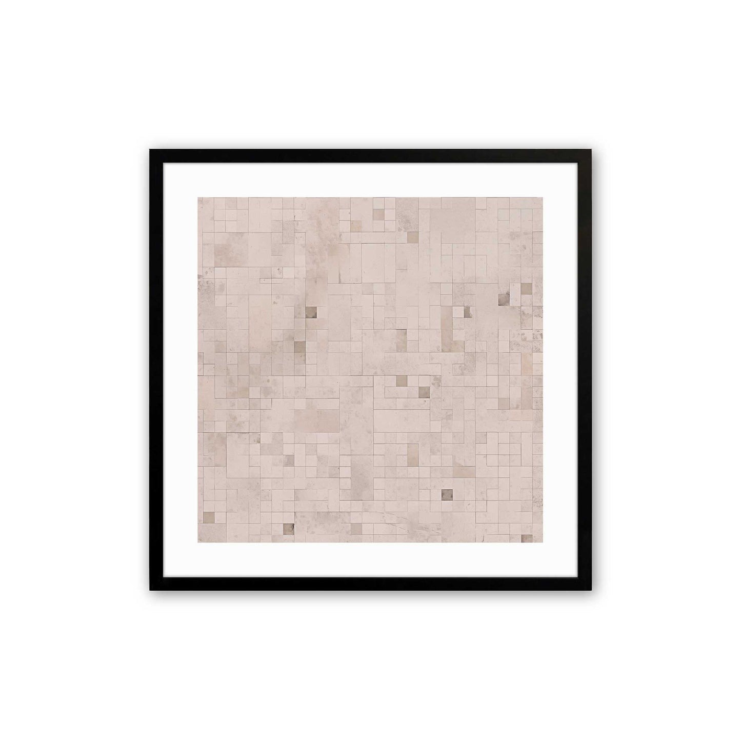 Subtle Gridscape Art Print, Set of 2