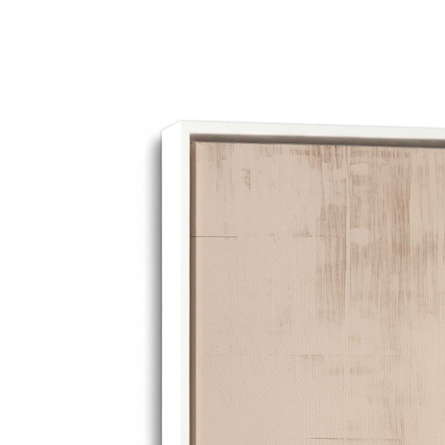 Beige Bliss Abstract Canvas Print, Set of 2