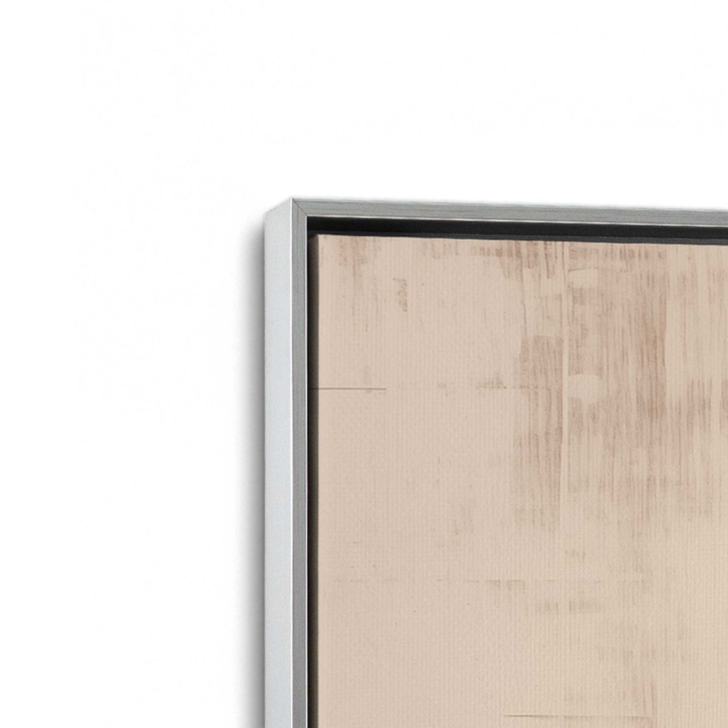Beige Bliss Abstract Canvas Print, Set of 2