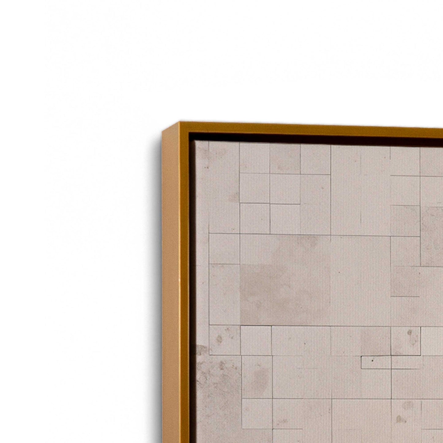 Subtle Gridscape Canvas Print, Set of 2