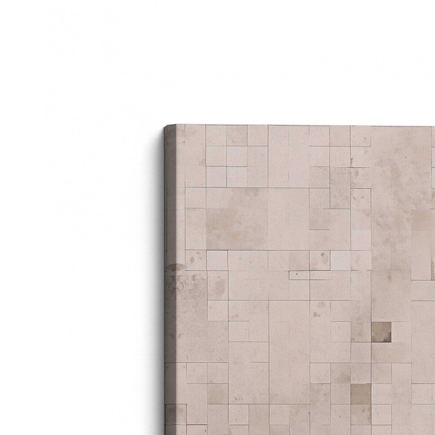Subtle Gridscape Canvas Print, Set of 2