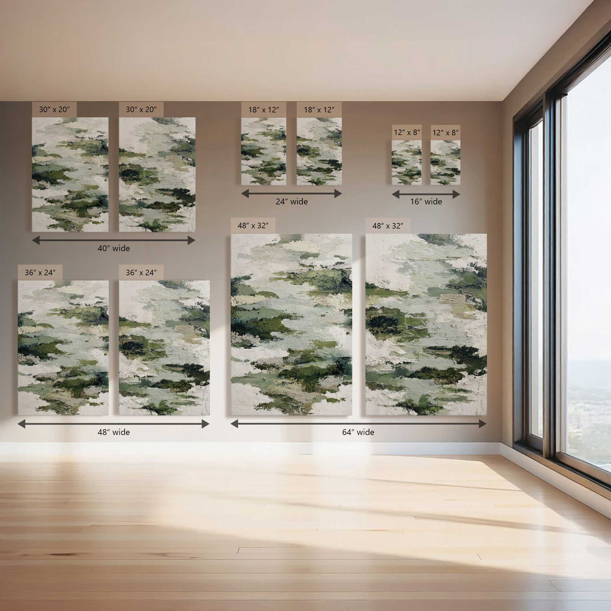 Marsh Layers, Set of 2 Canvas Prints