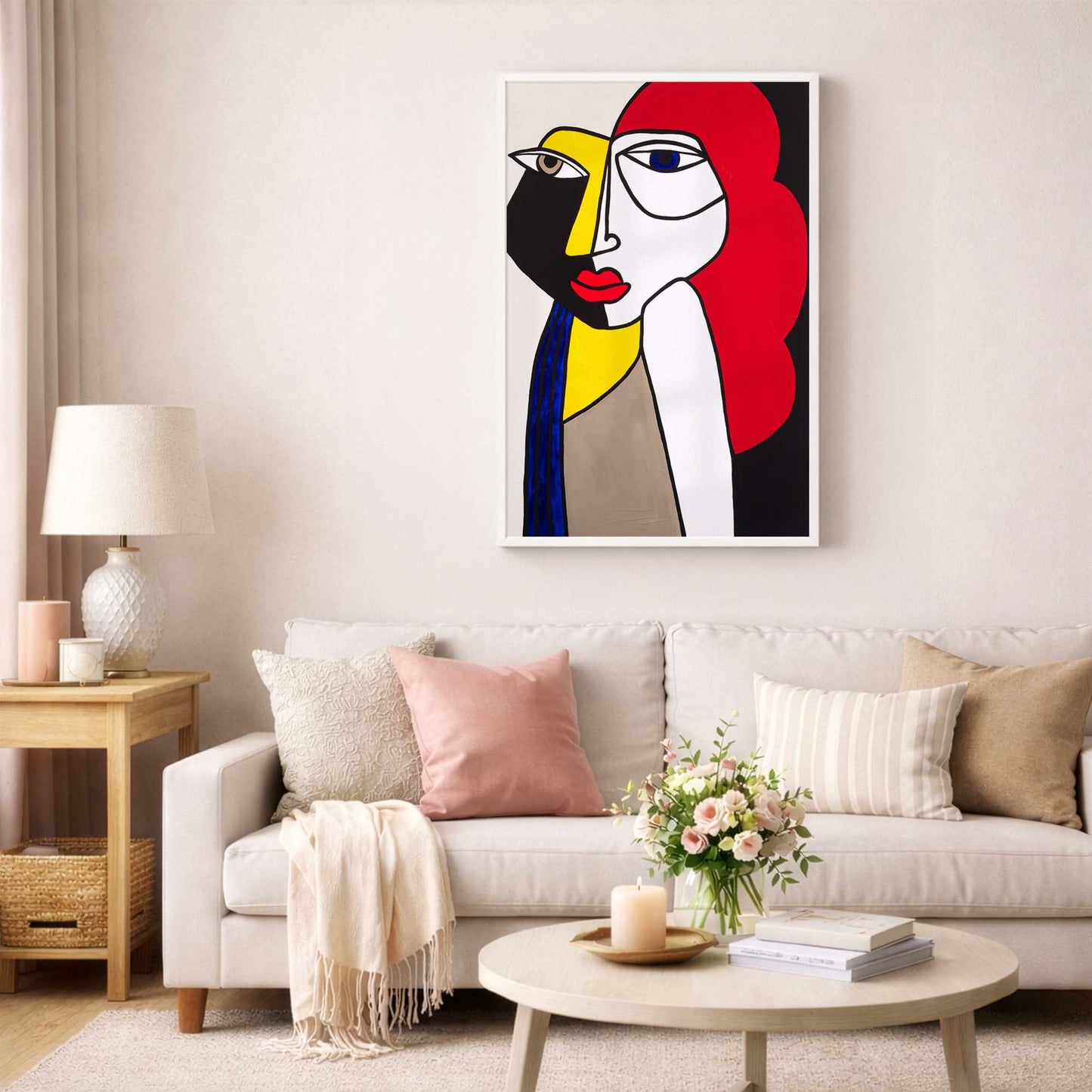 Picture of art in a room