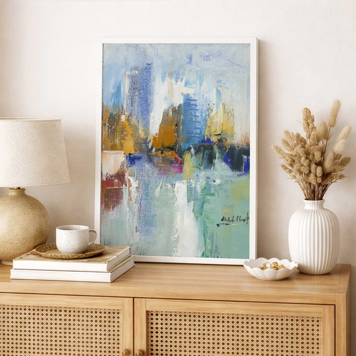 Picture of art in a room