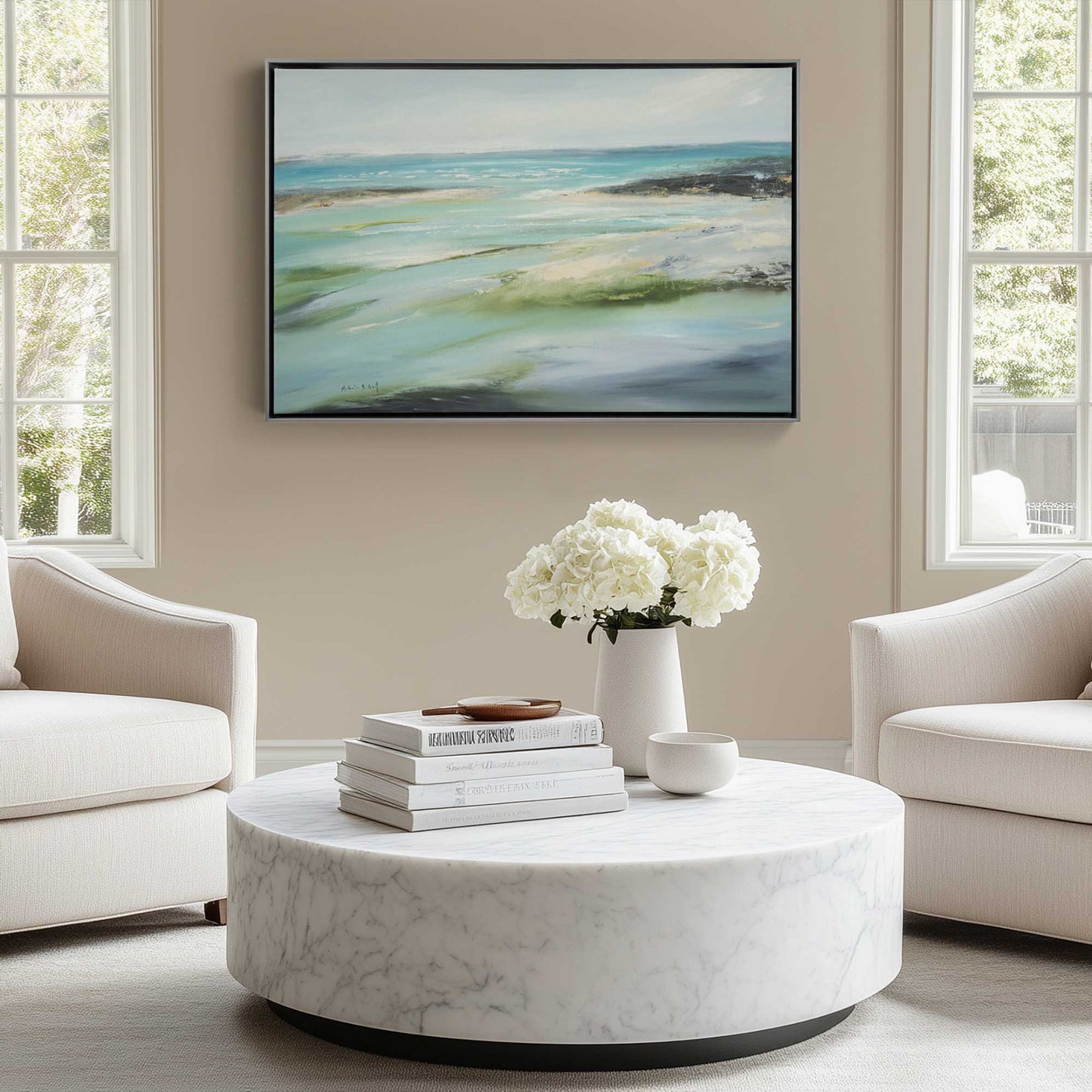 Picture of art in a room