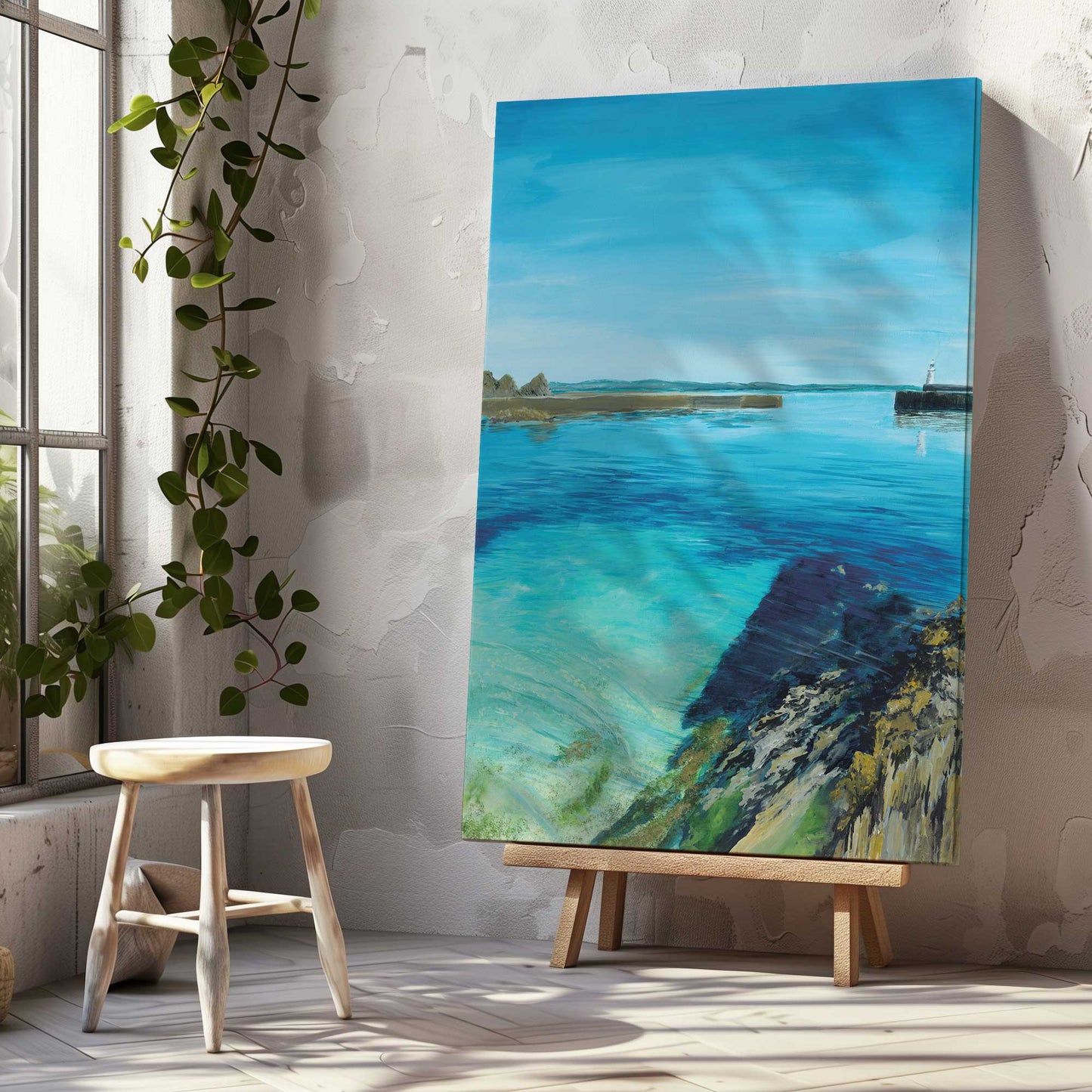 Picture of art in a room