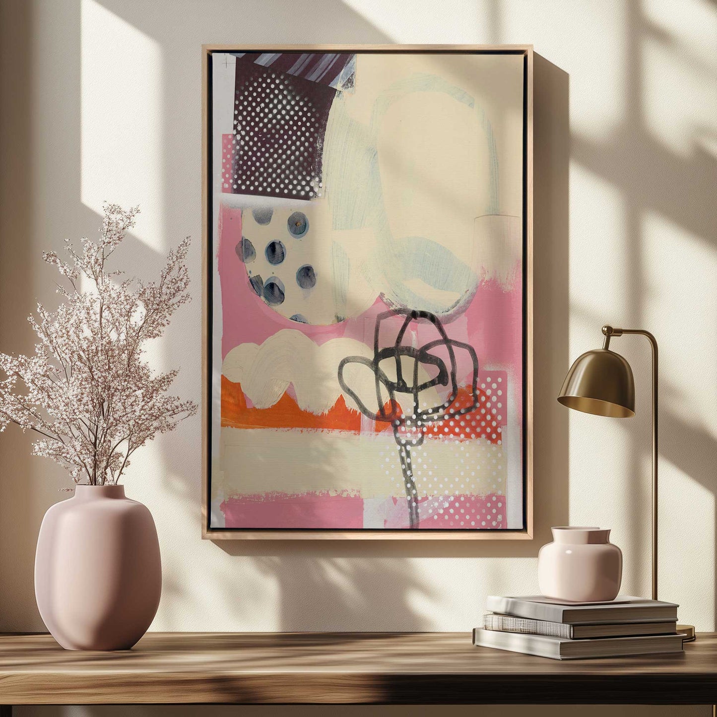 Picture of art in a room