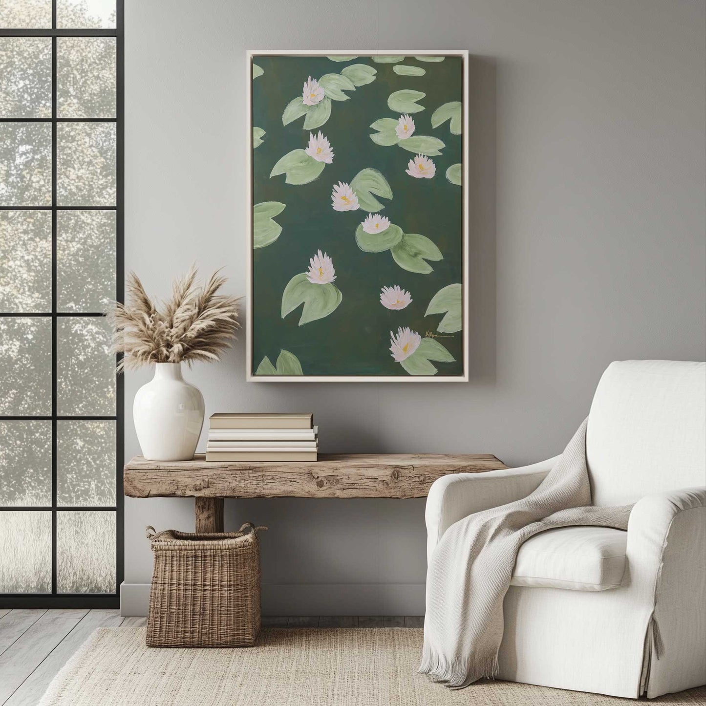 Picture of art in a room