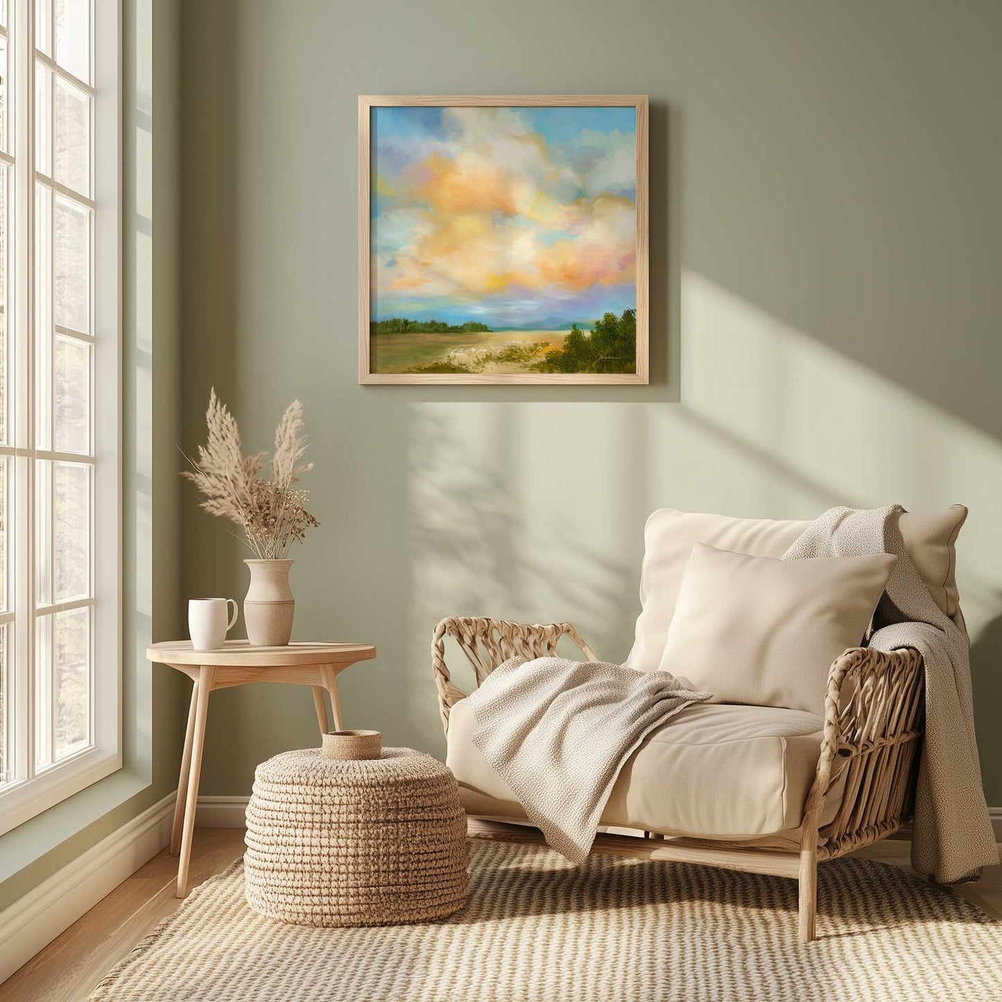 Picture of art in a room