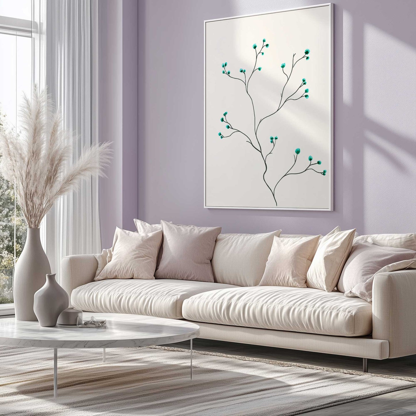 Picture of art in a room