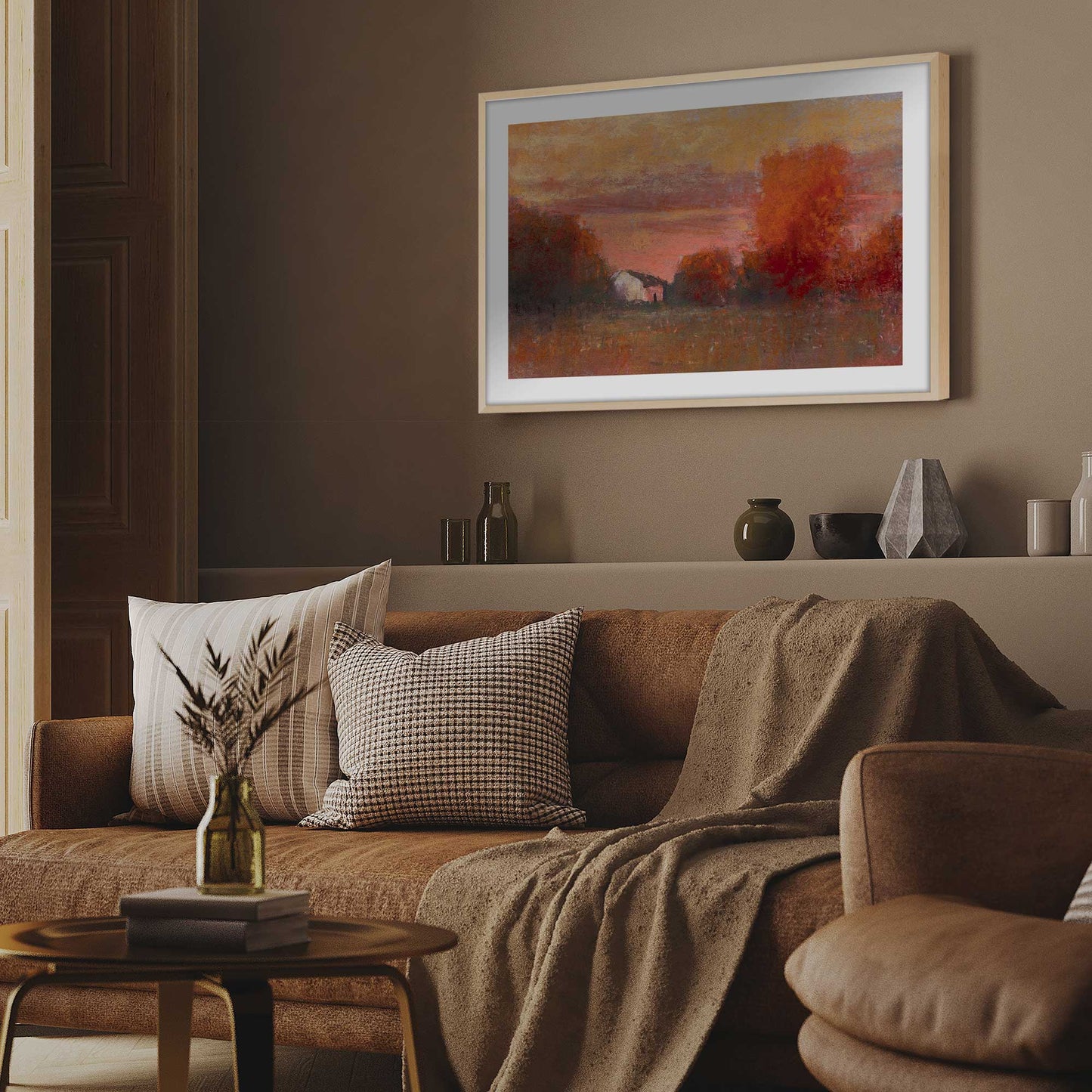 Warm Fall Evening Art Print