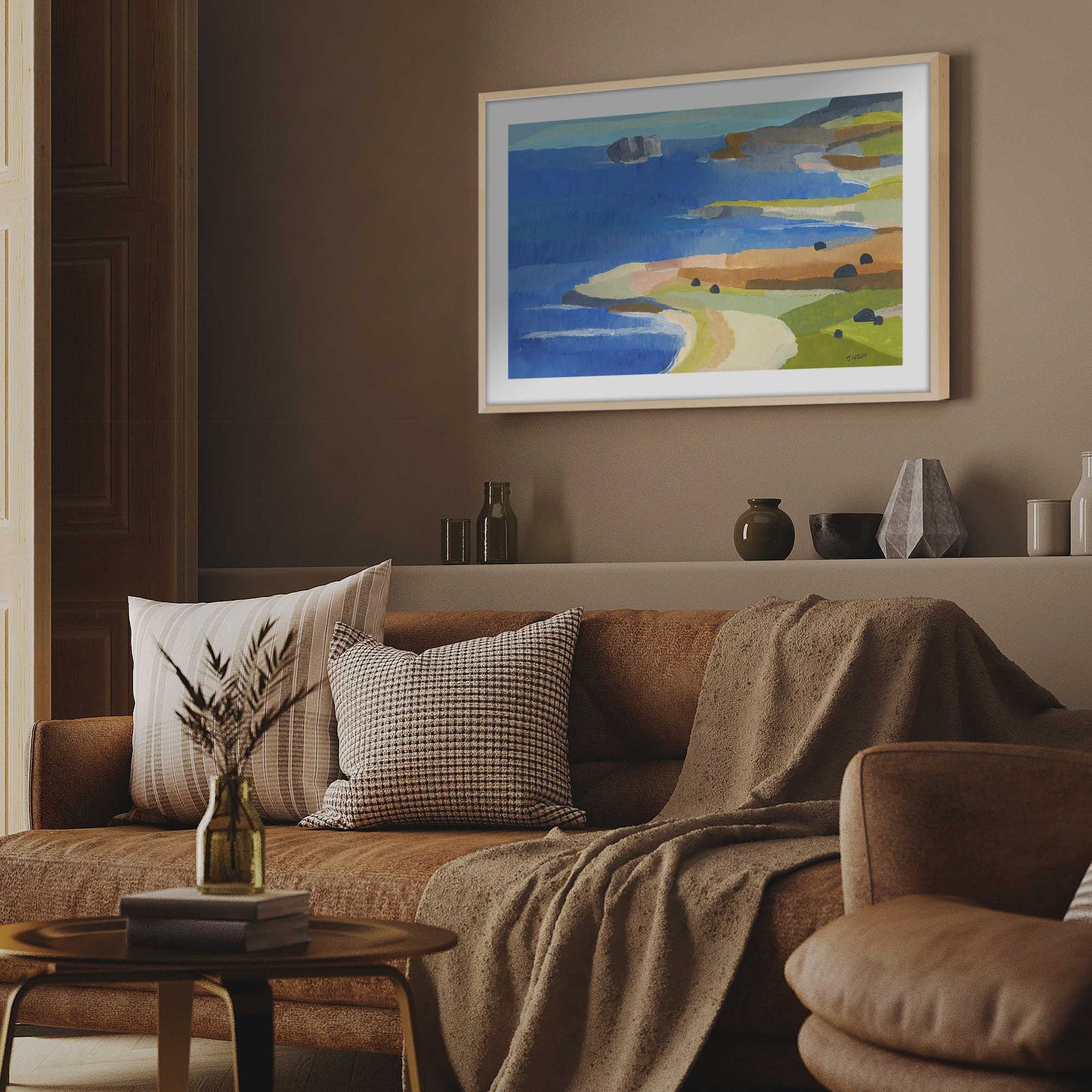Casual Coastline I Art Print