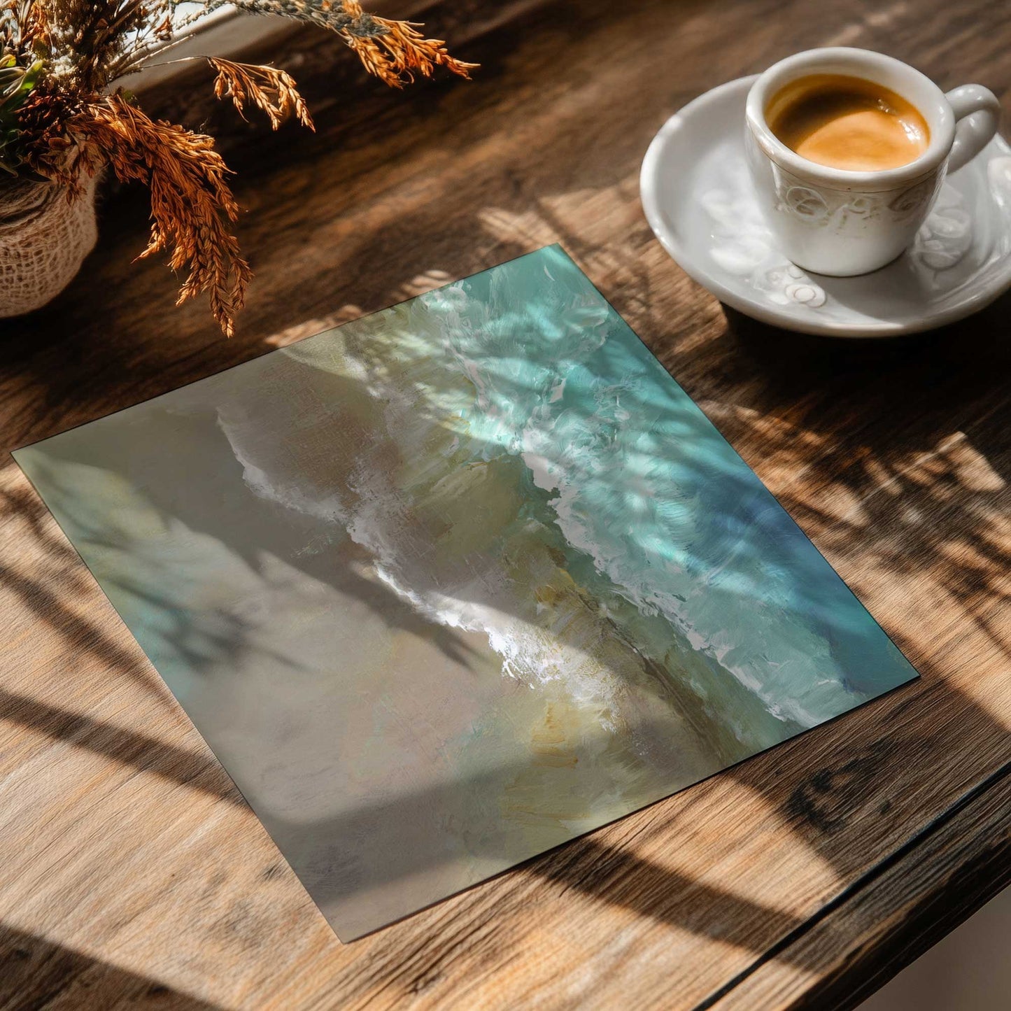Painted Shoreline II Art Print