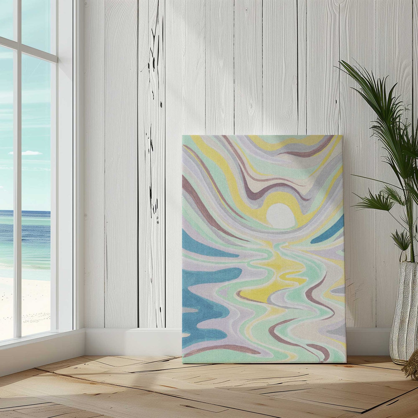 Picture of art in a room
