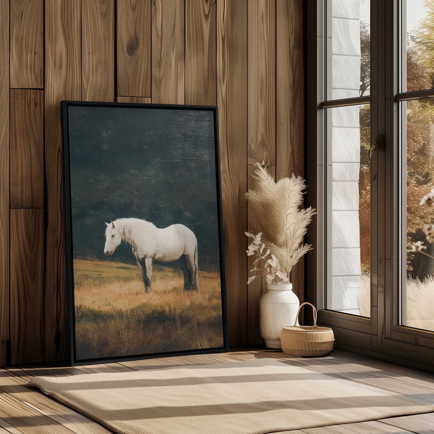 Picture of art in a room