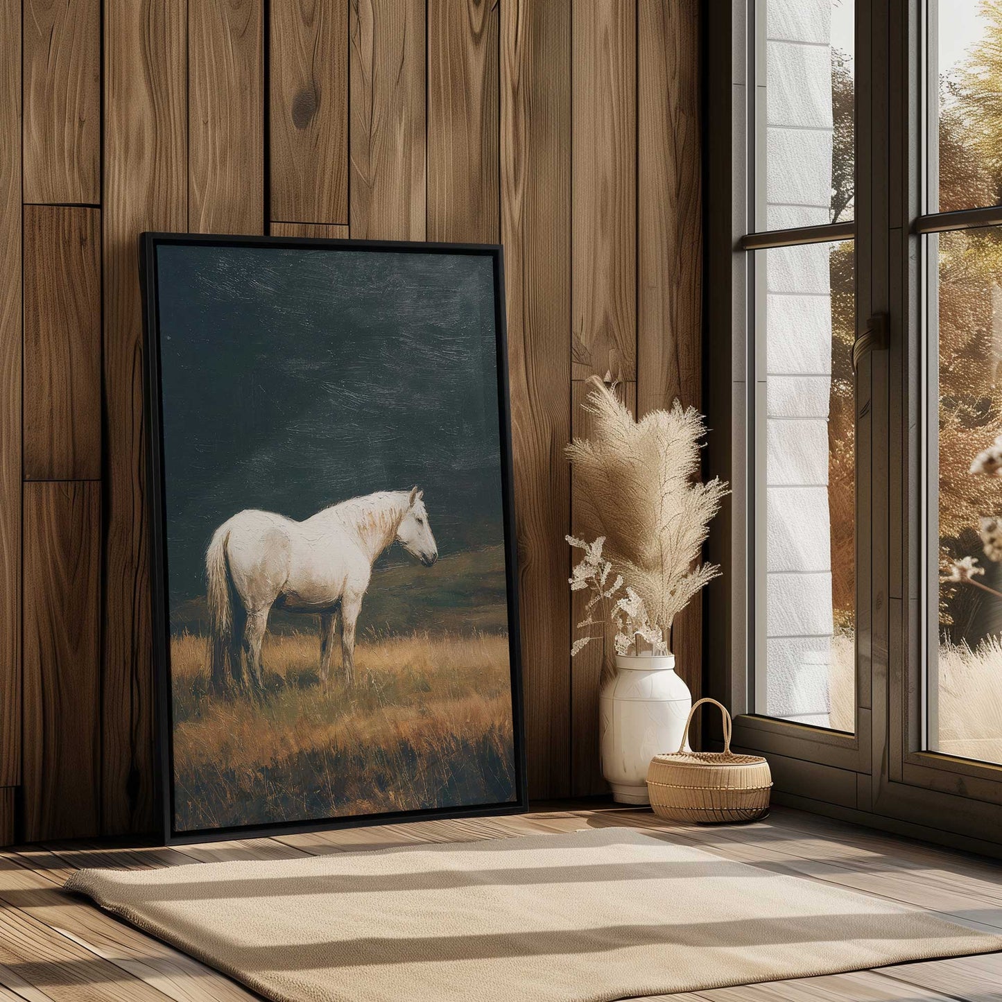 Picture of art in a room