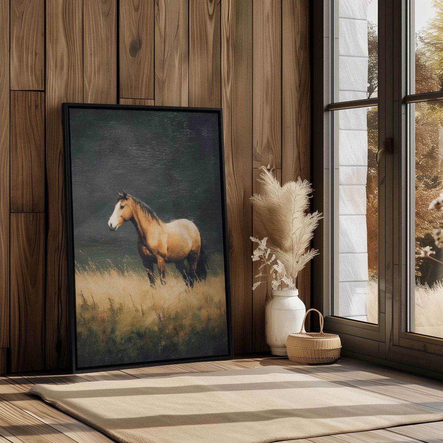 Picture of art in a room