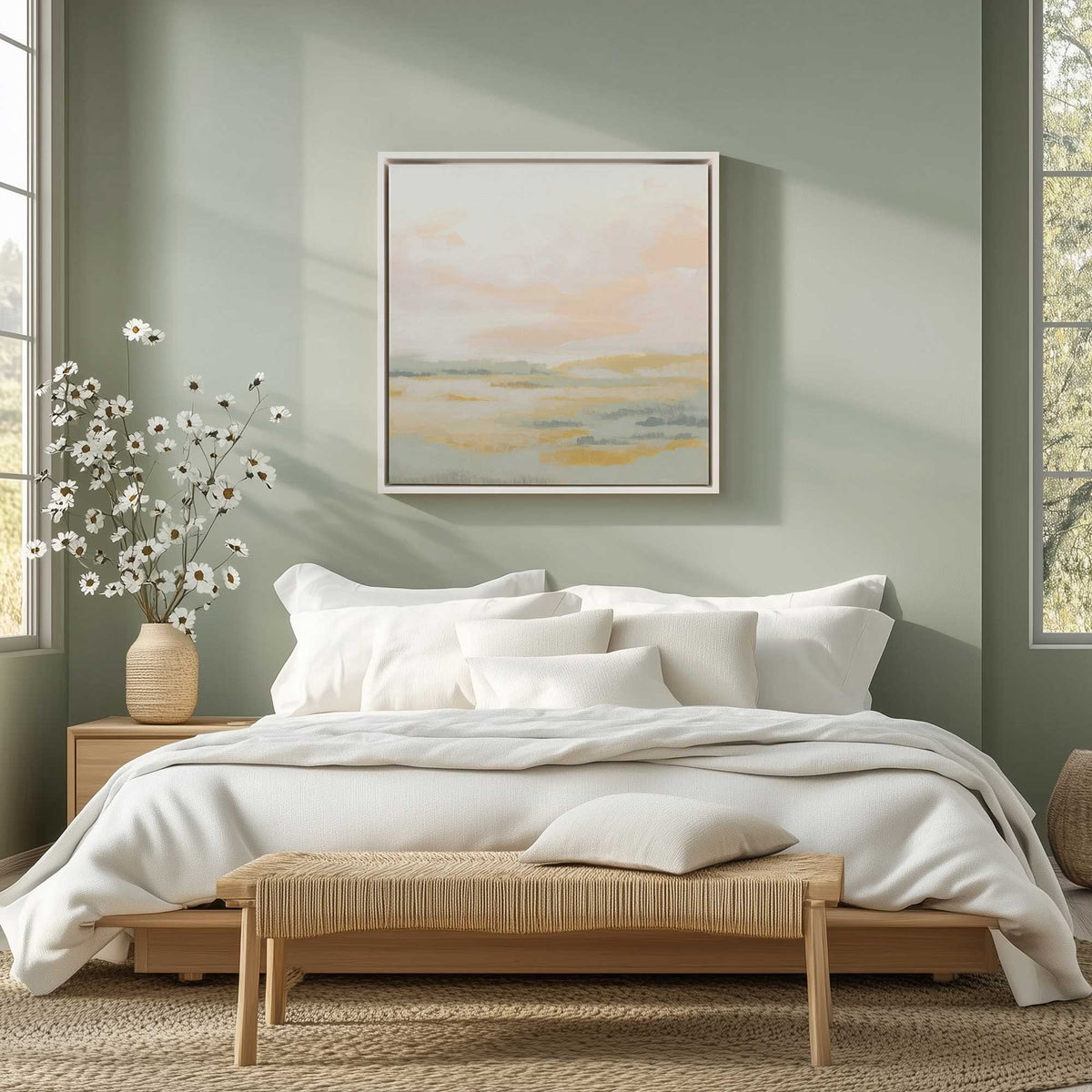 Picture of art in a room