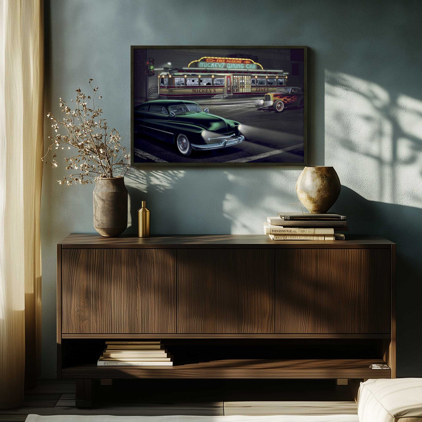 Picture of art in a room