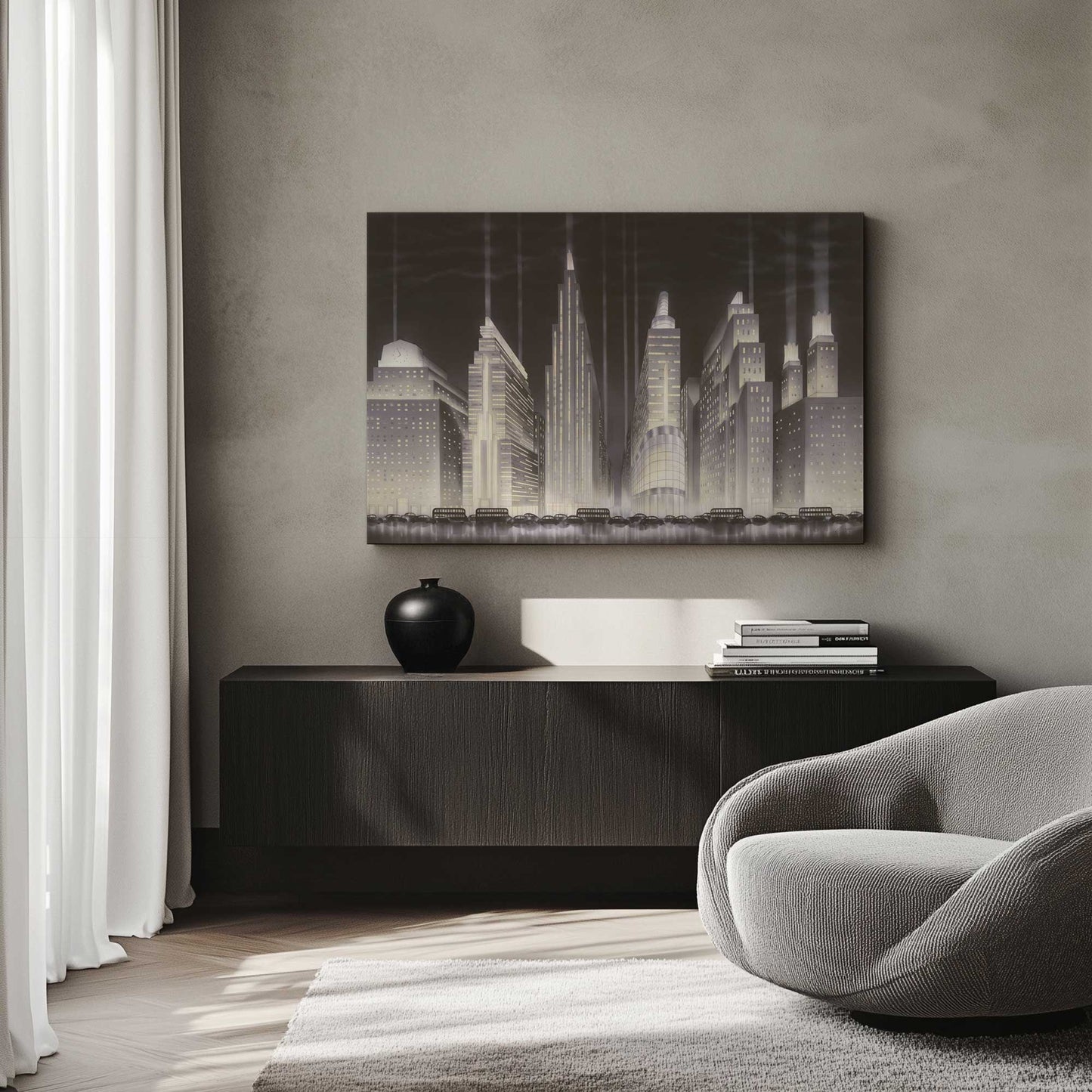 Picture of art in a room