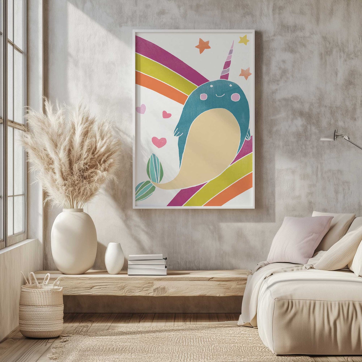 Picture of art in a room