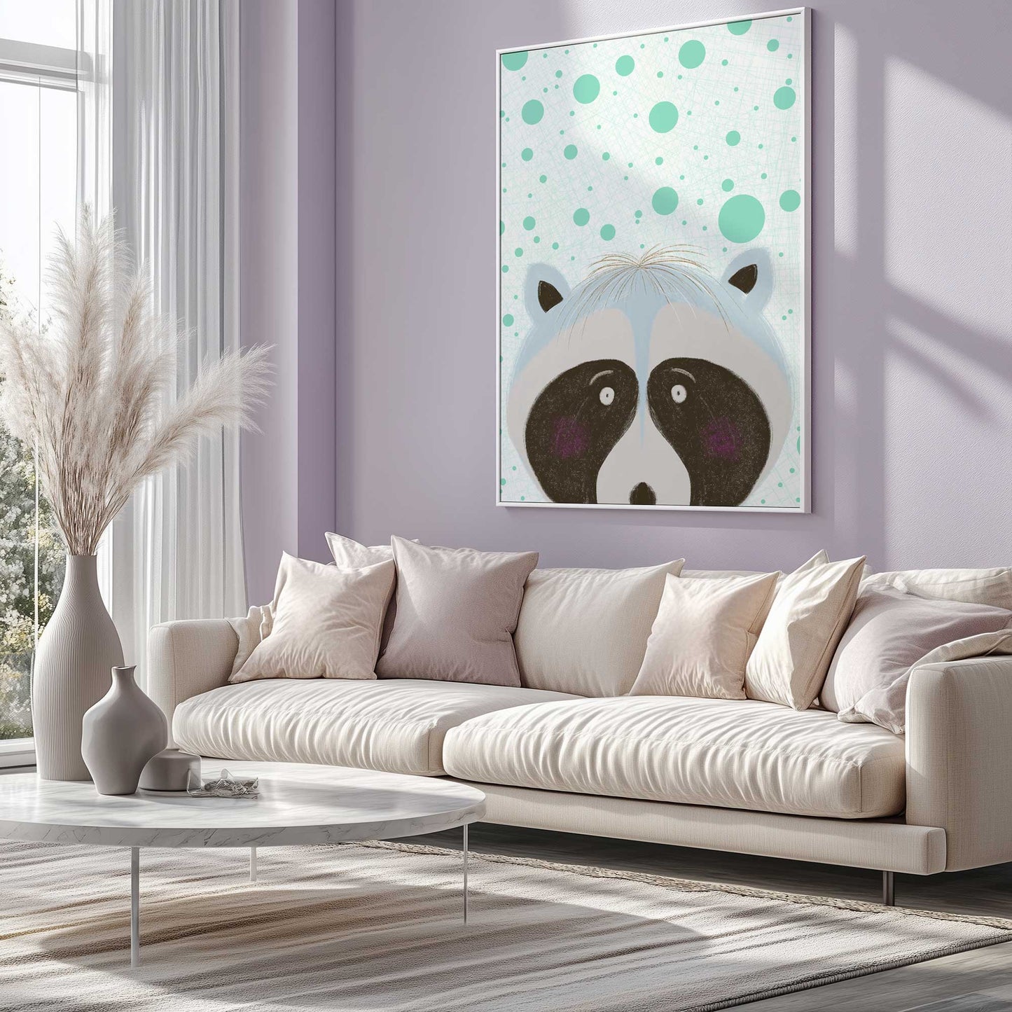Picture of art in a room