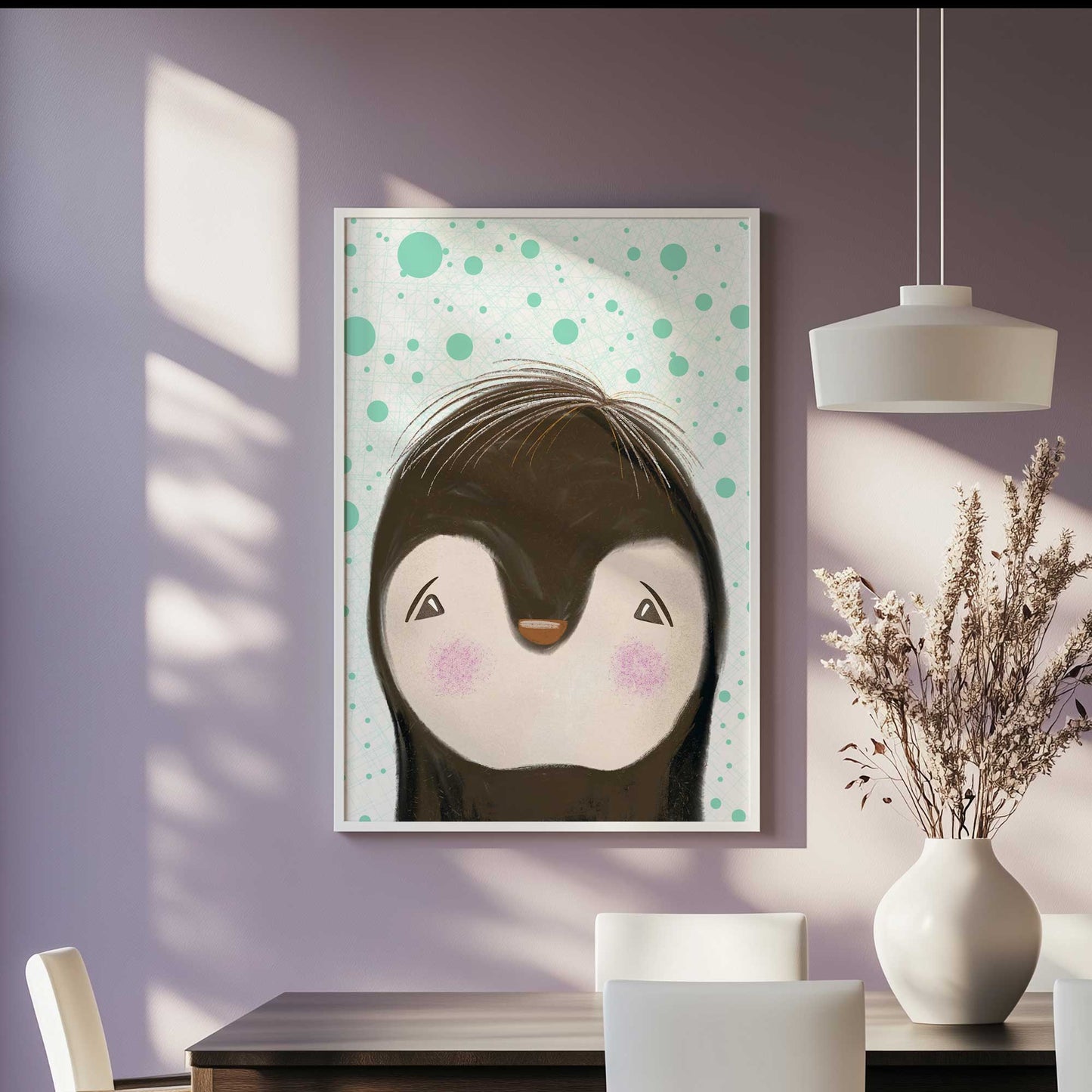 Picture of art in a room