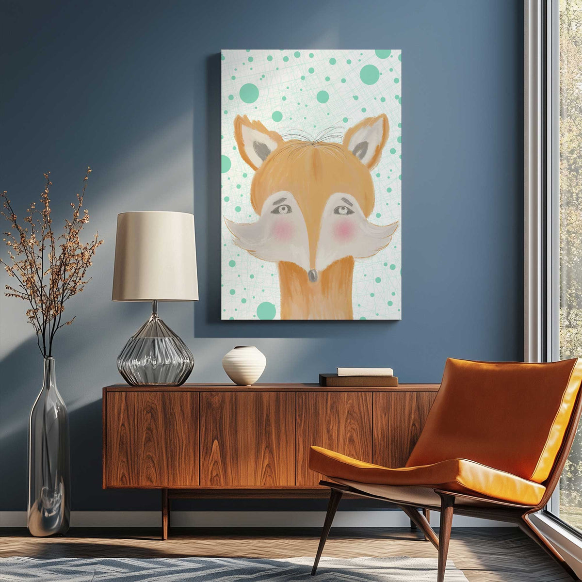 Picture of art in a room