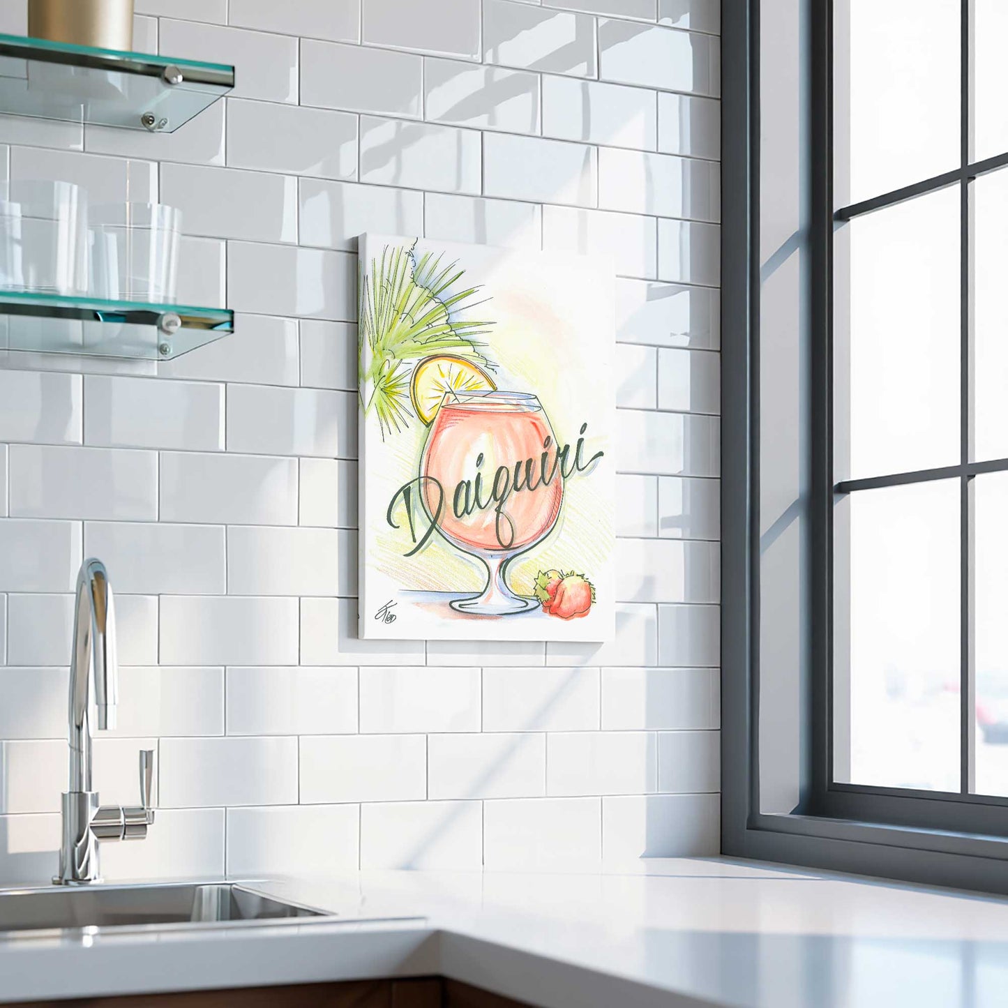 Picture of art in a room