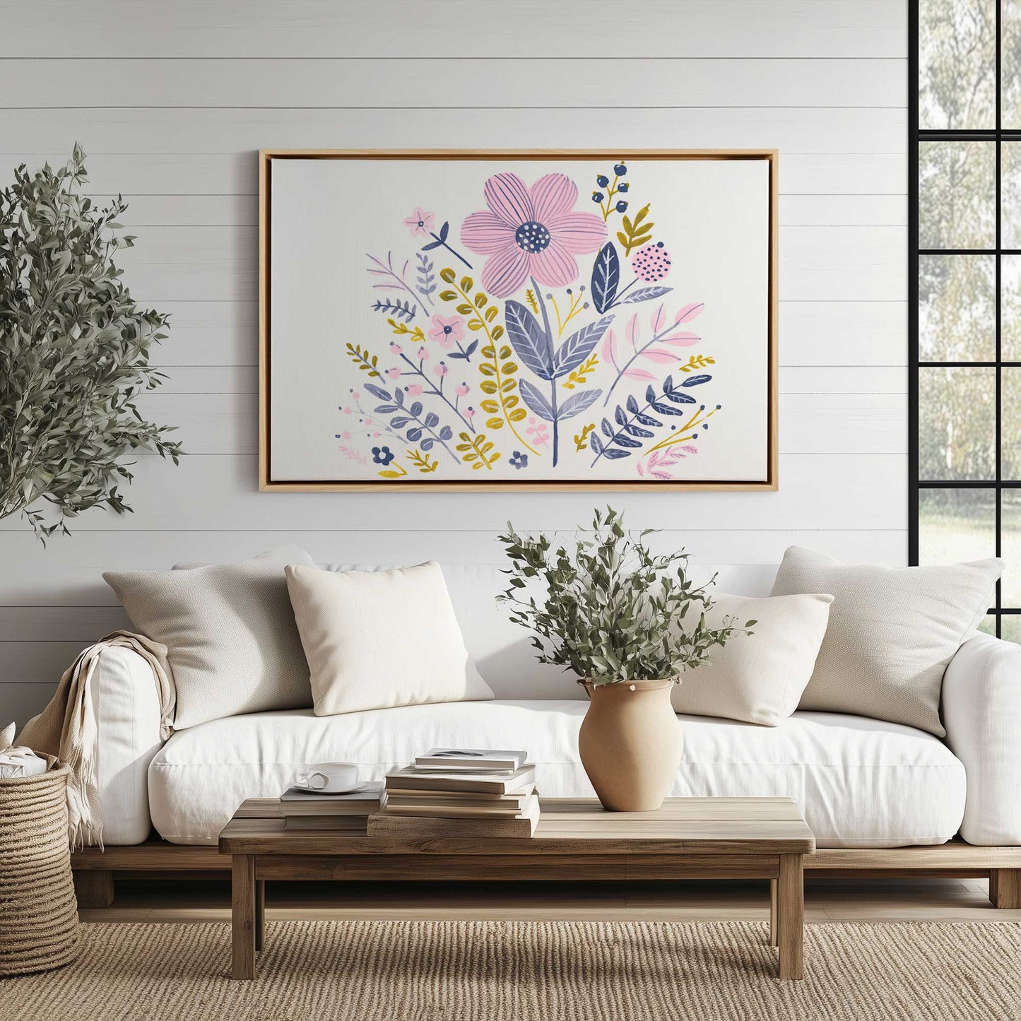 Picture of art in a room