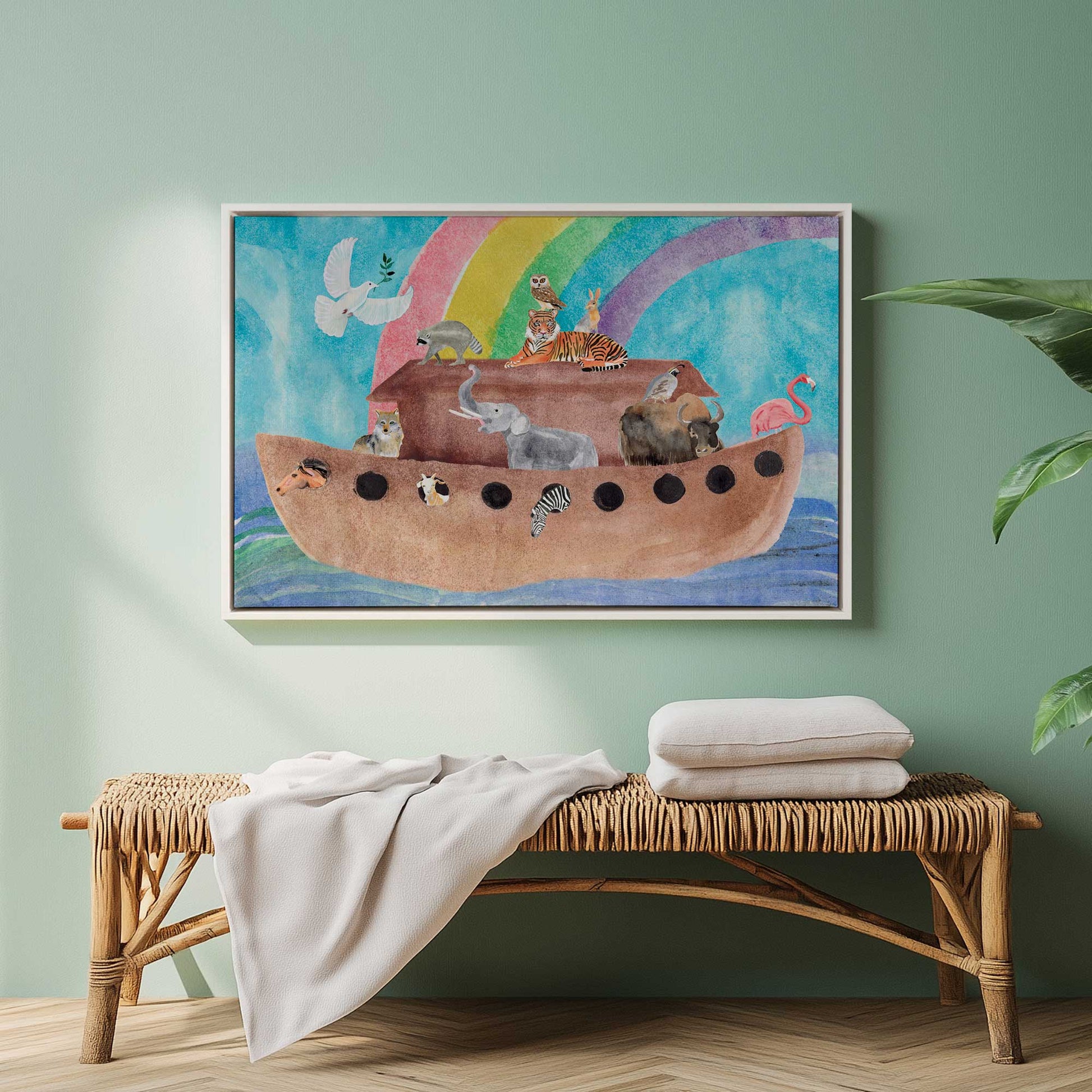 Picture of art in a room