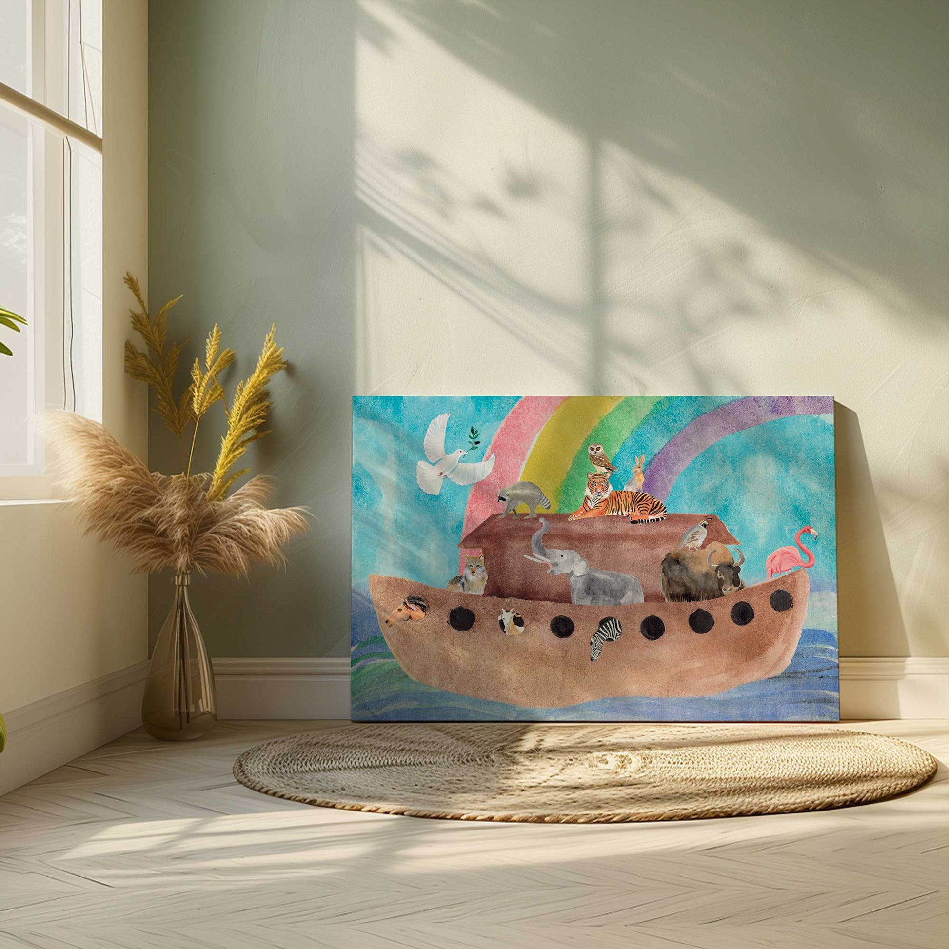 Picture of art in a room