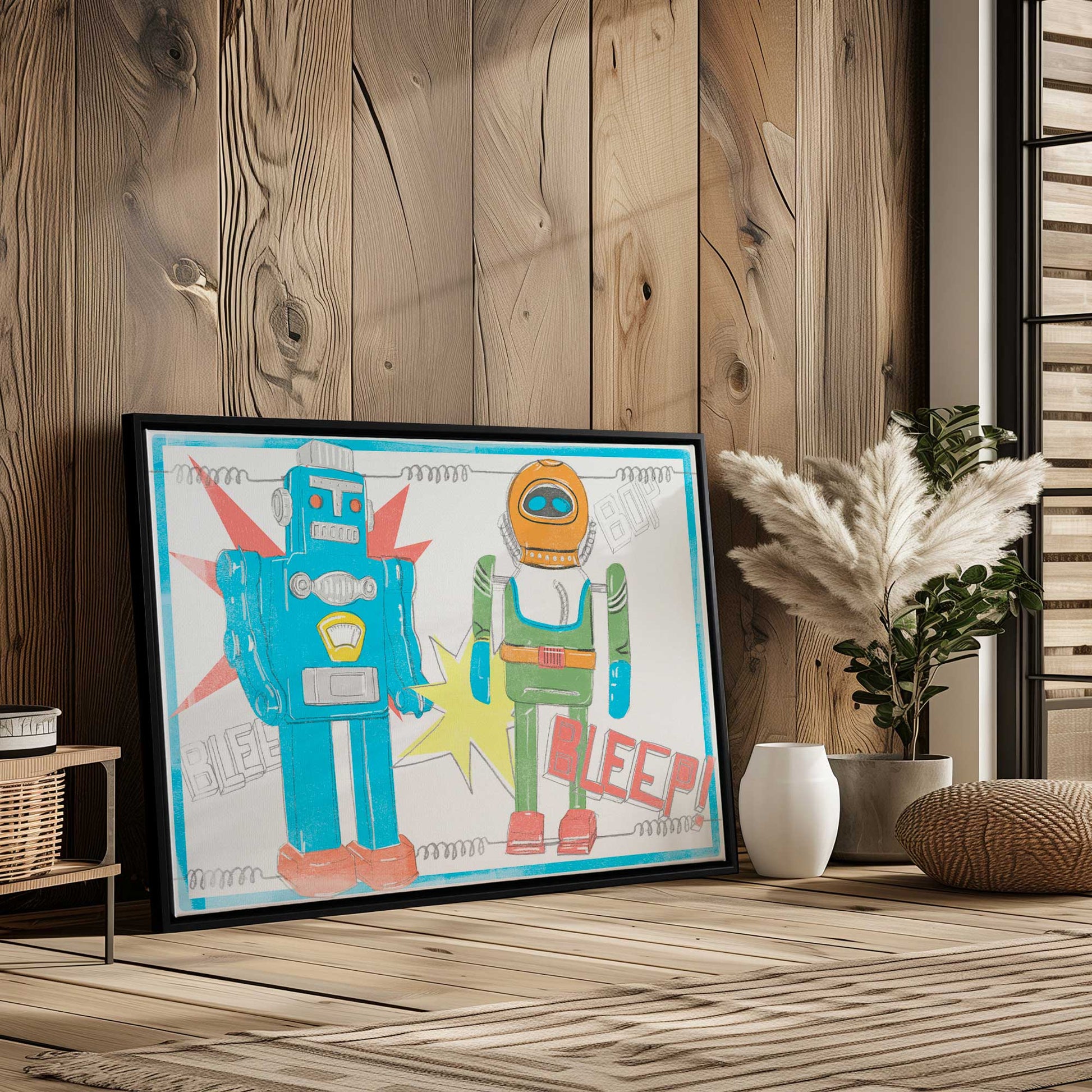 Picture of art in a room