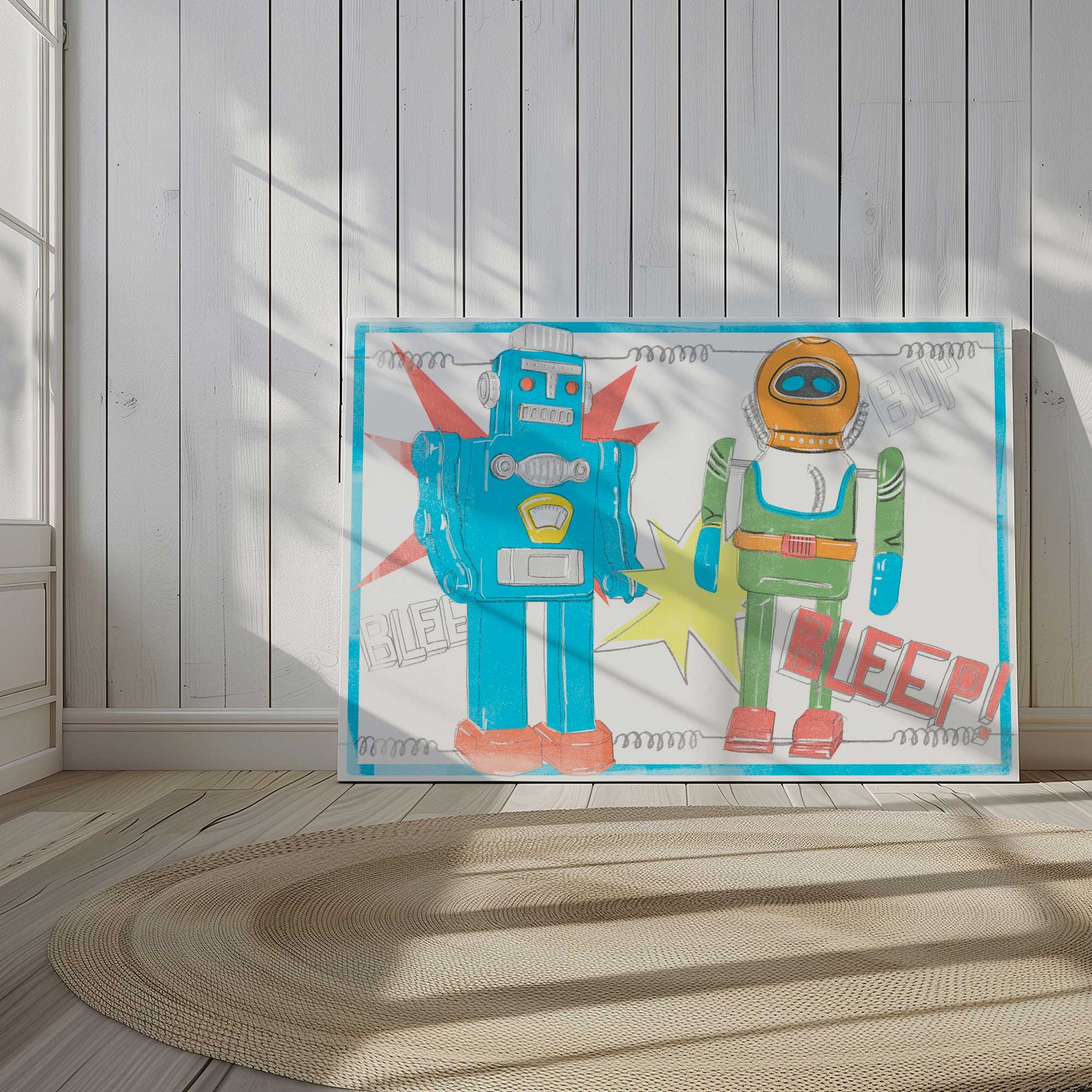 Picture of art in a room