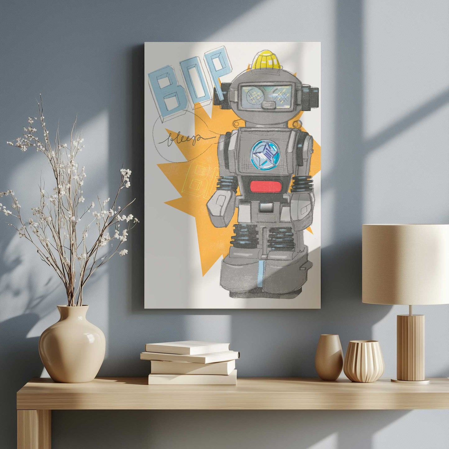 Picture of art in a room