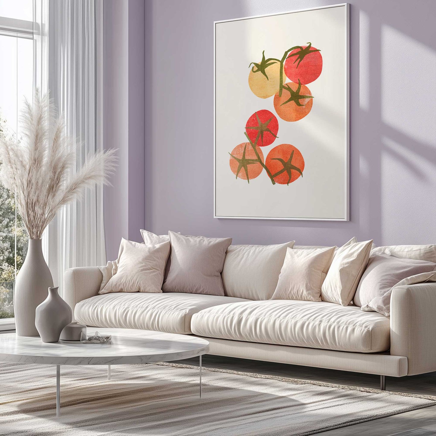 Picture of art in a room