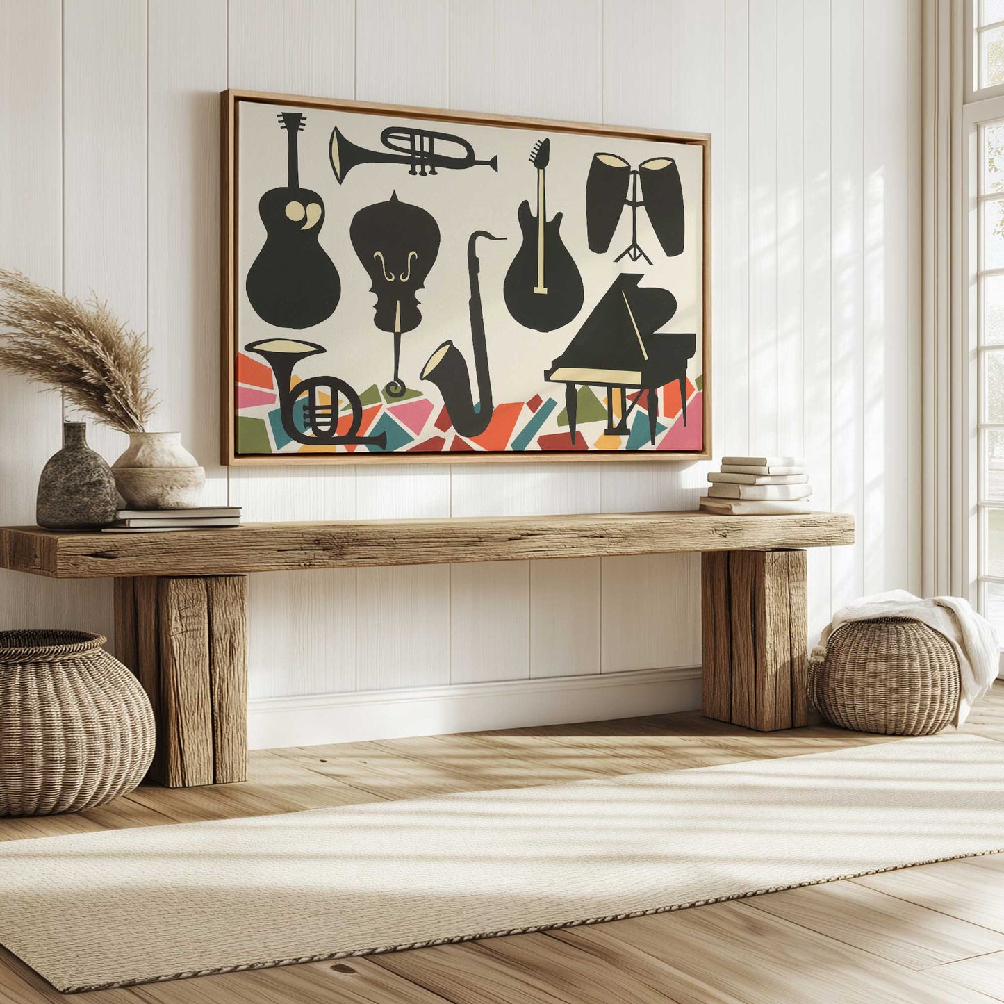 Picture of art in a room