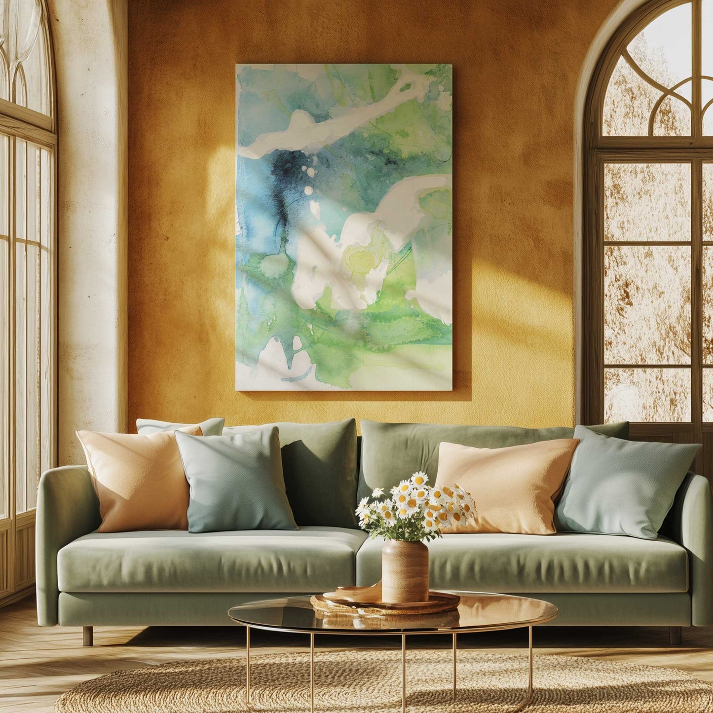 Picture of art in a room