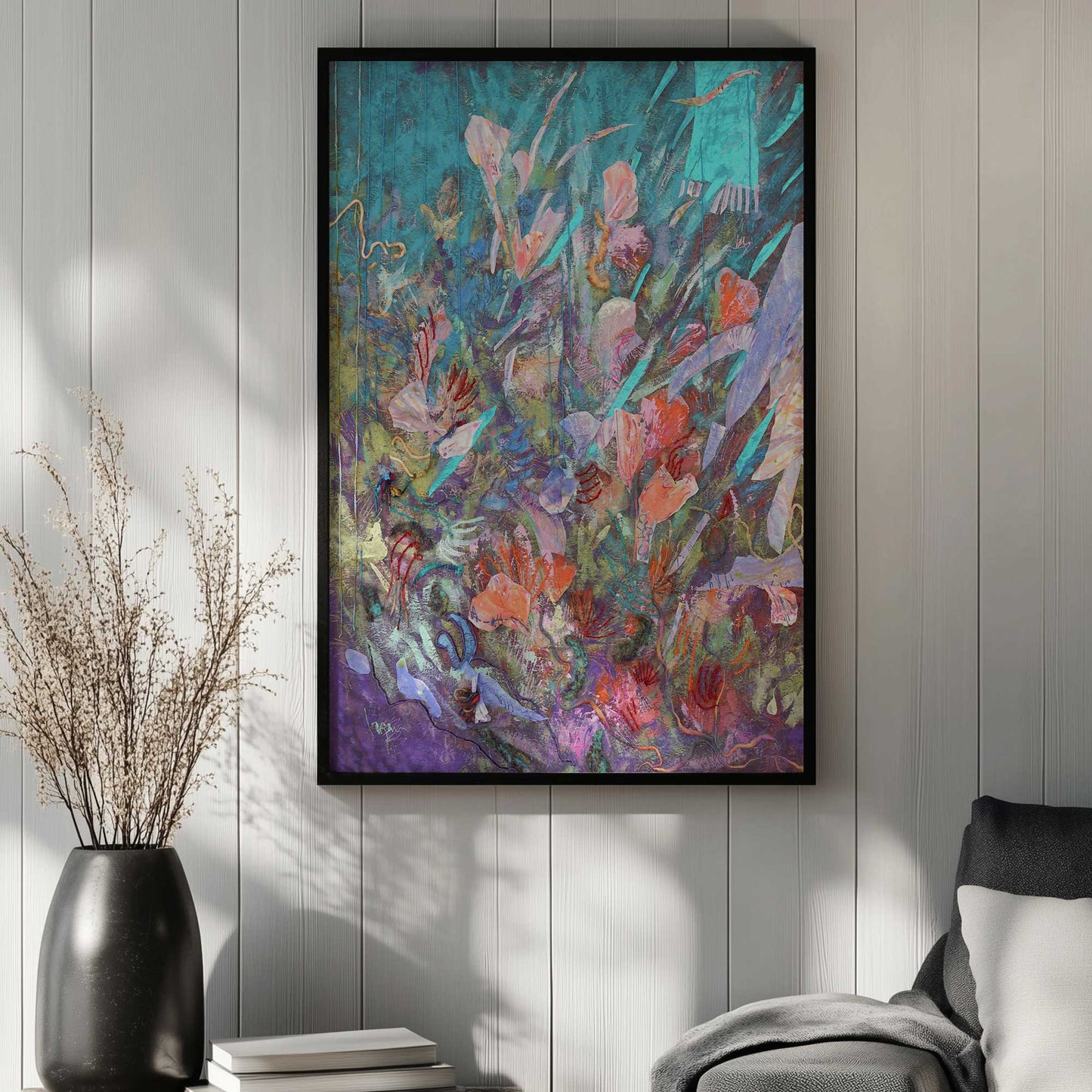 Picture of art in a room
