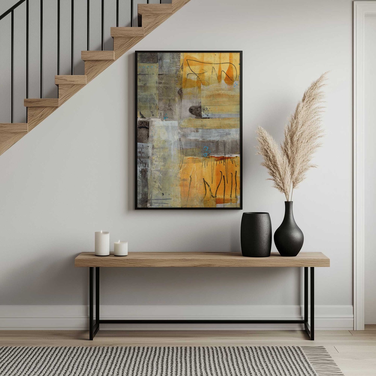 Picture of art in a room