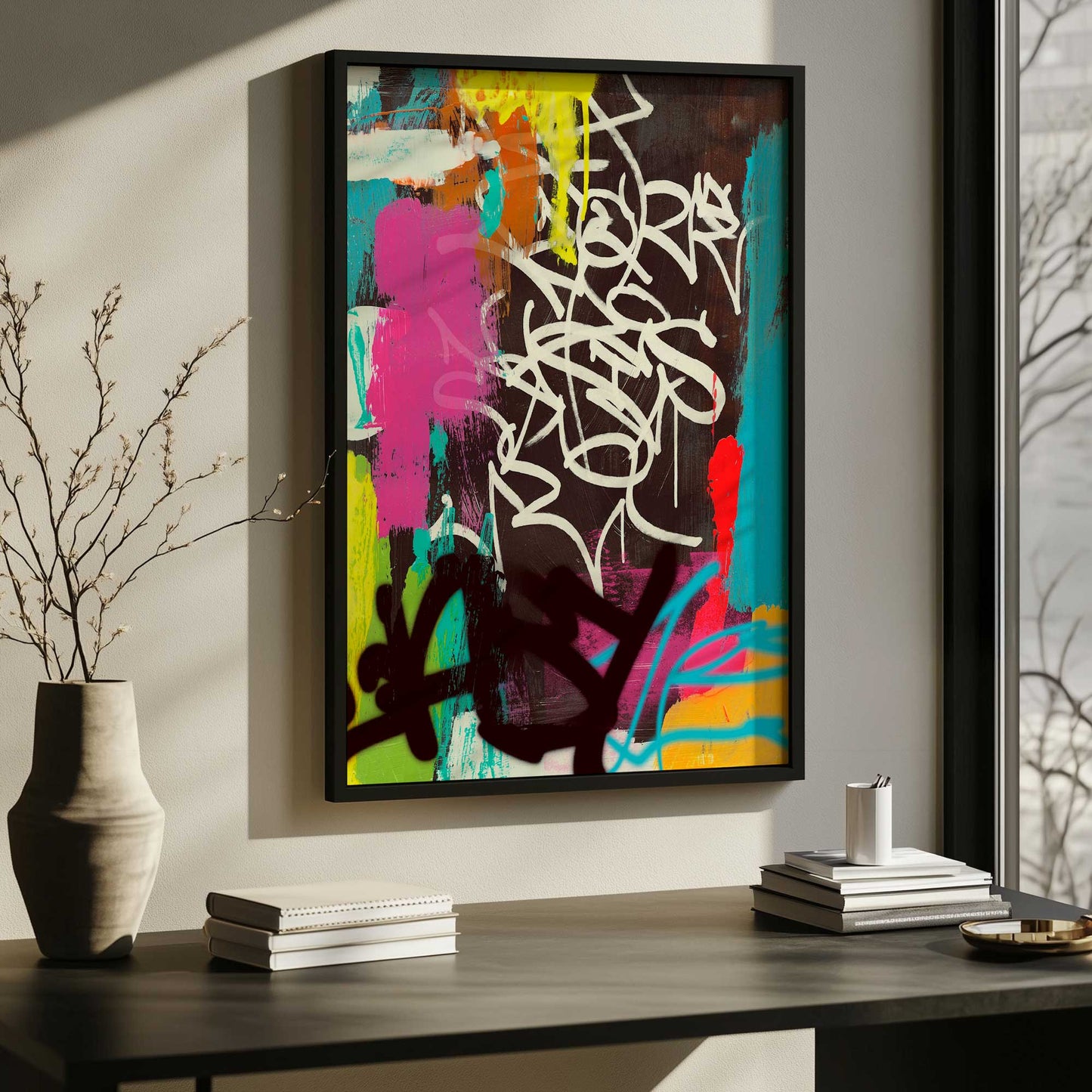 Picture of art in a room