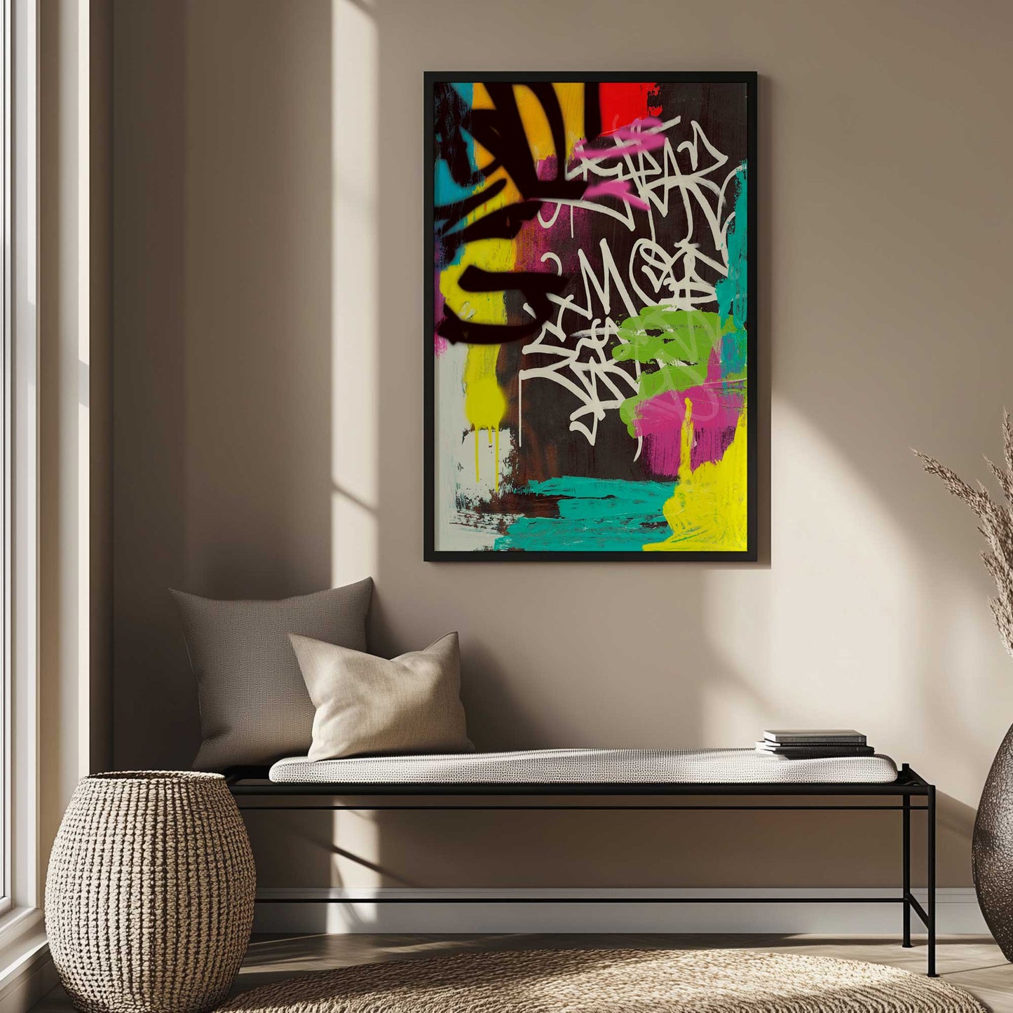 Picture of art in a room