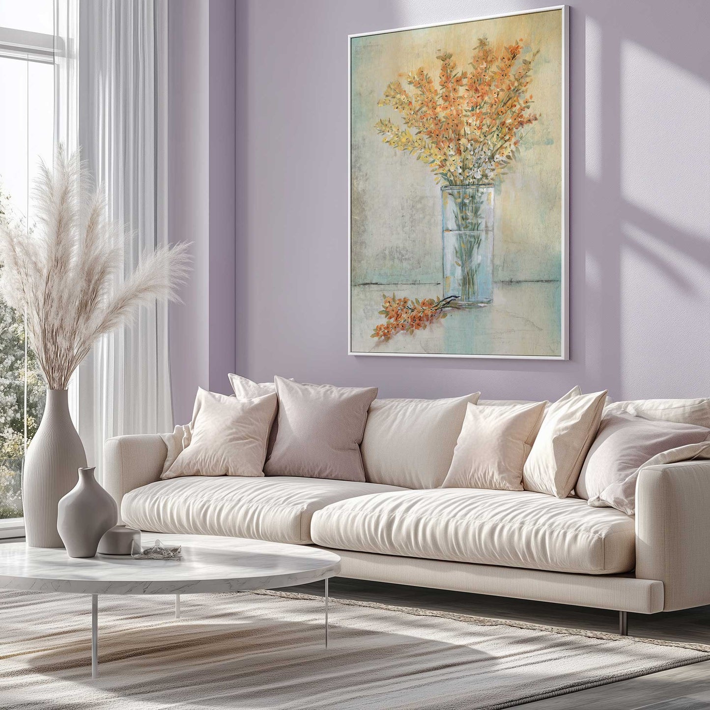 Picture of art in a room