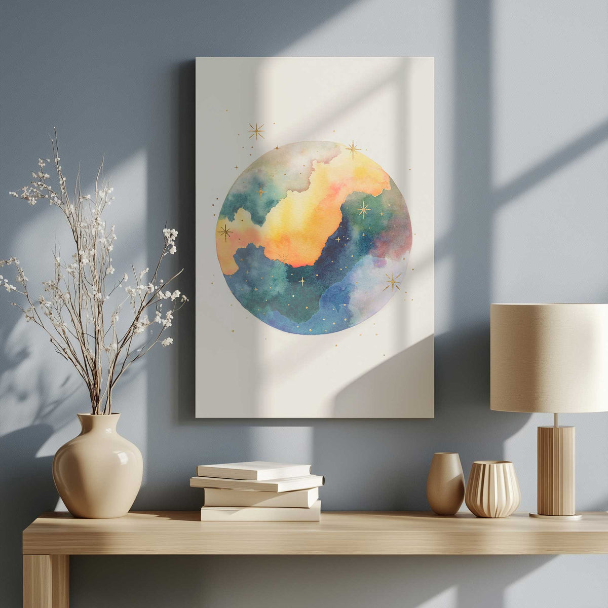 Picture of art in a room