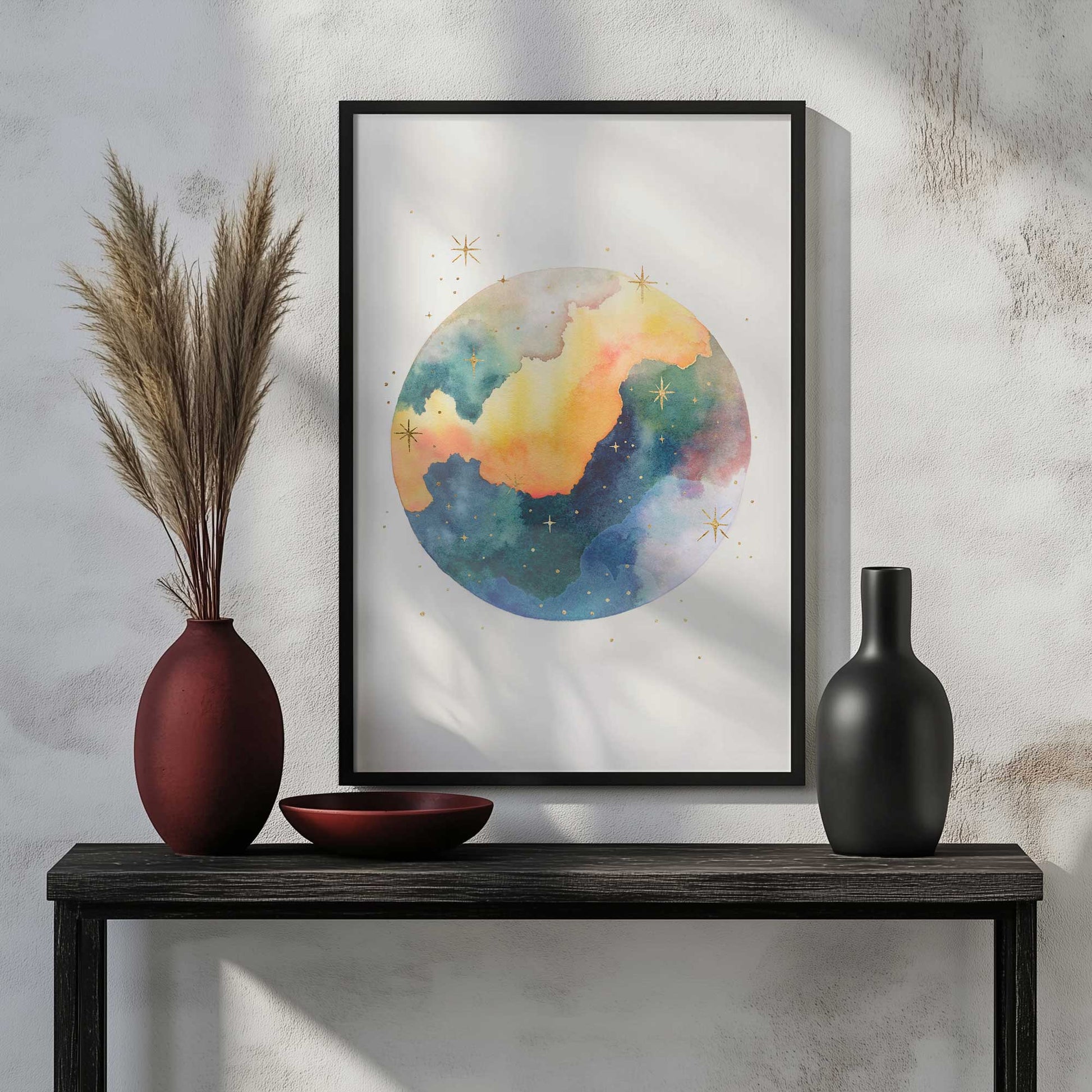 Picture of art in a room