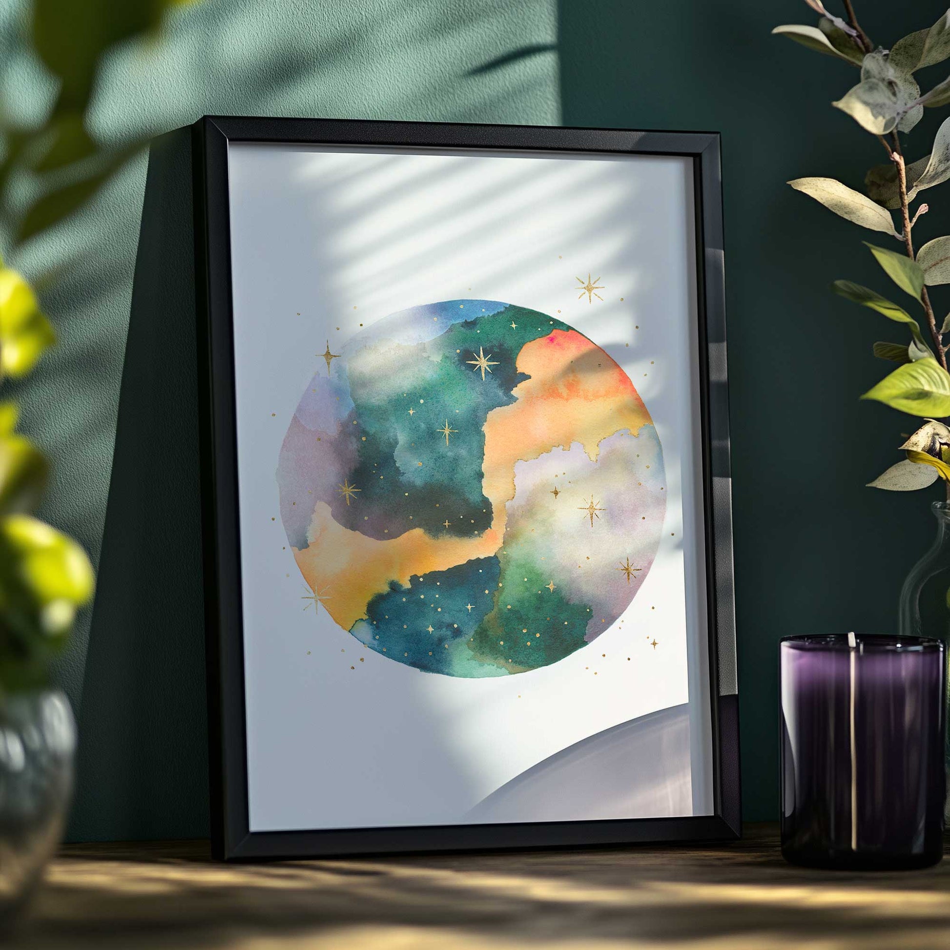 Picture of art in a room