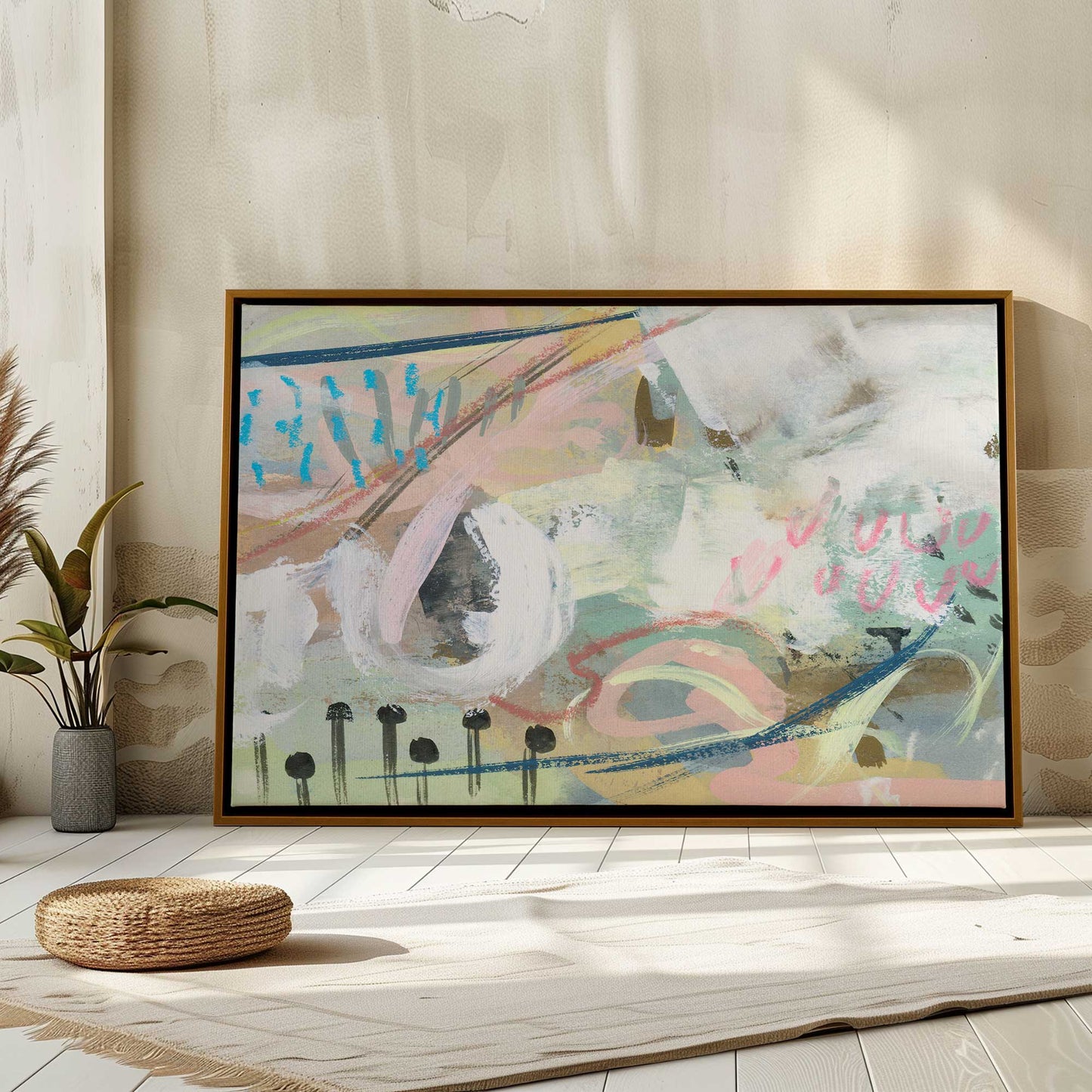 Picture of art in a room