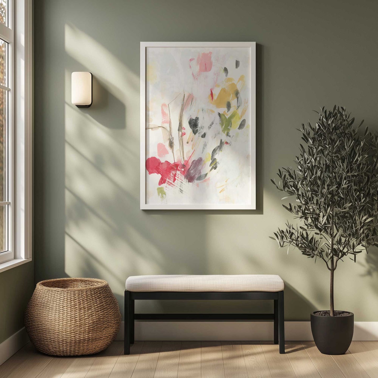 Picture of art in a room