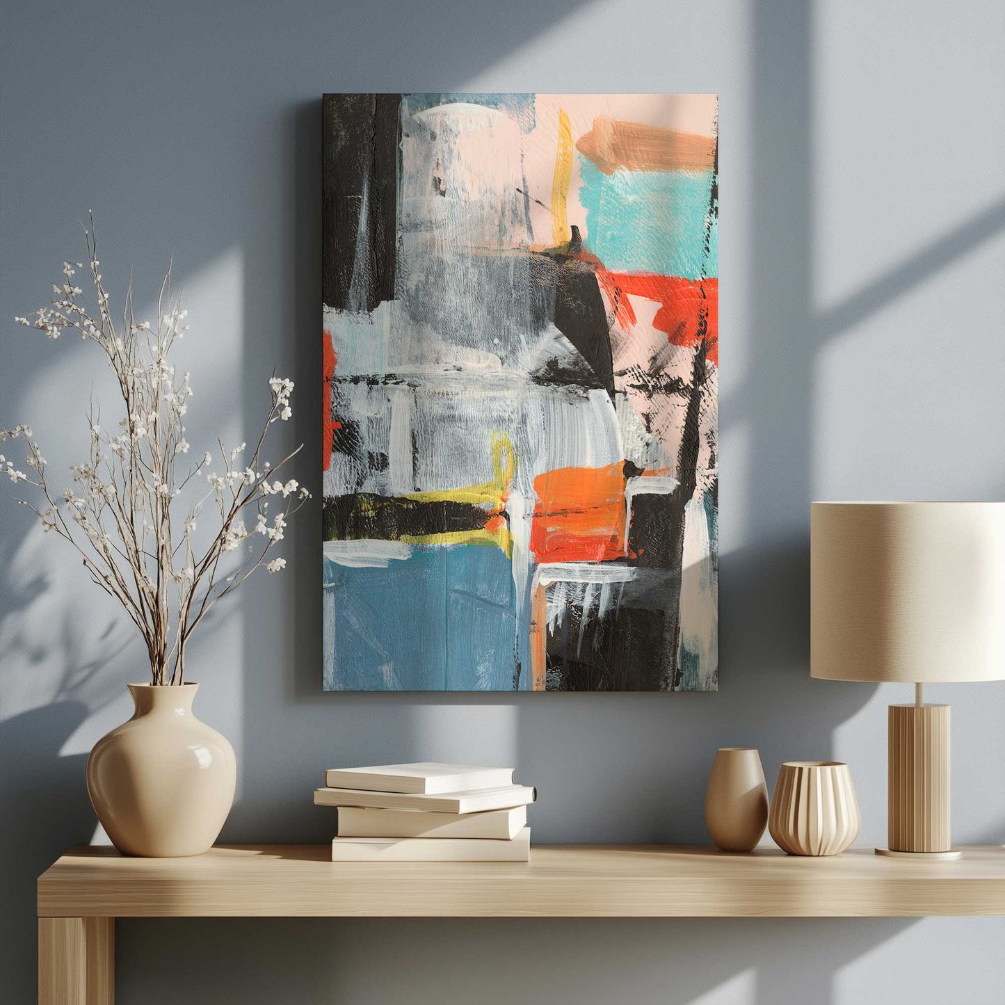 Picture of art in a room